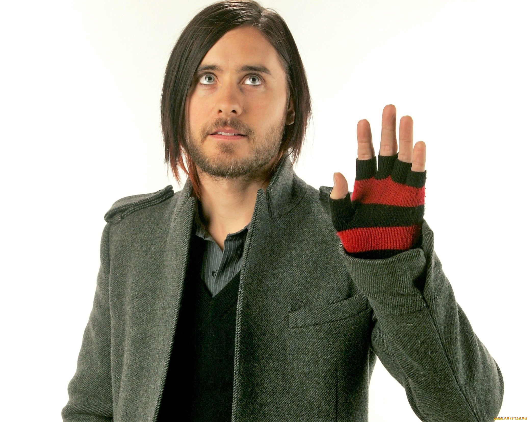 мужчины, jared, leto, актер, певец, пальто, перчатки