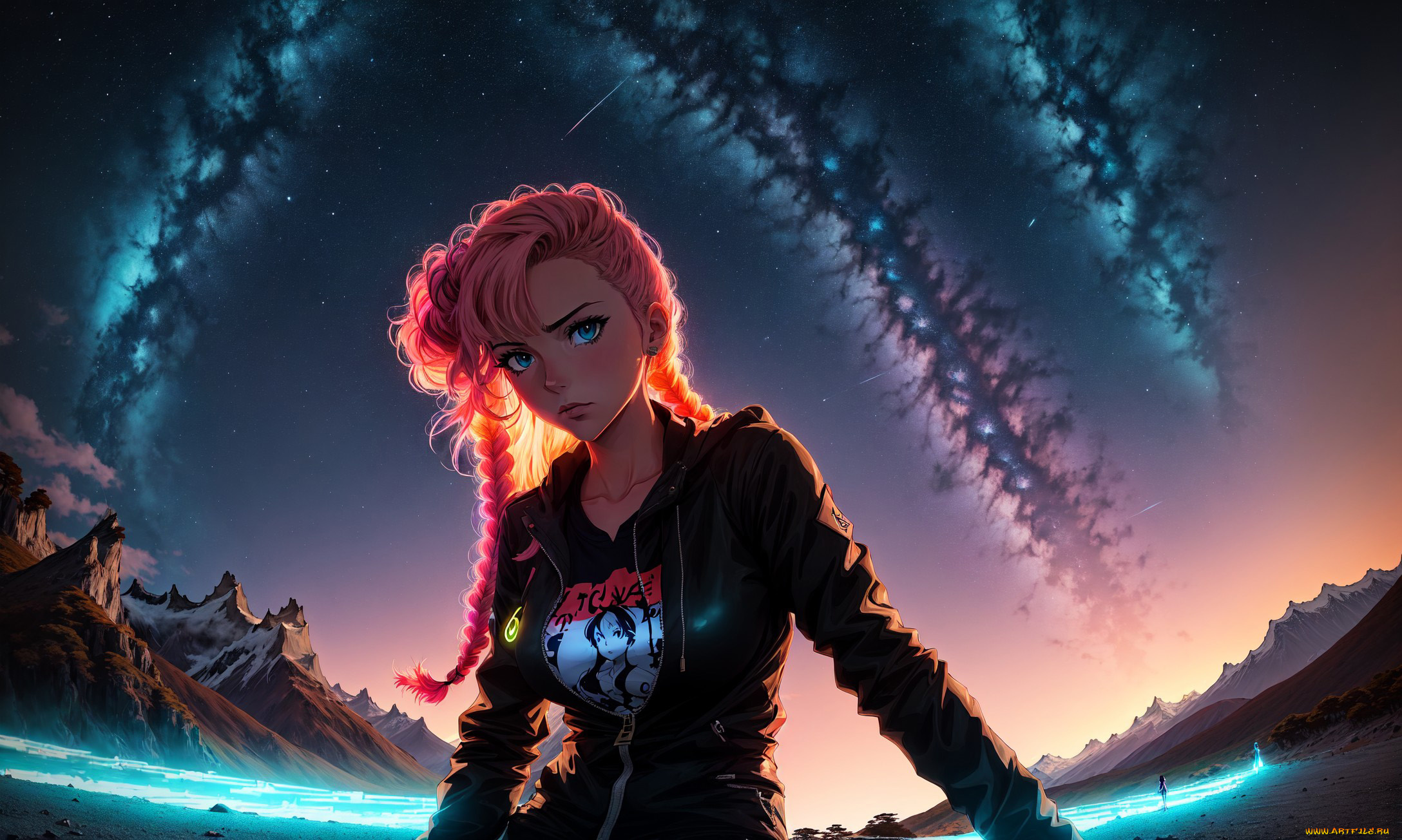 аниме, пейзажи, , природа, нейросети, графика, нейроарт, ai, art, нейронные, сети, рисунки, нейро, искусство