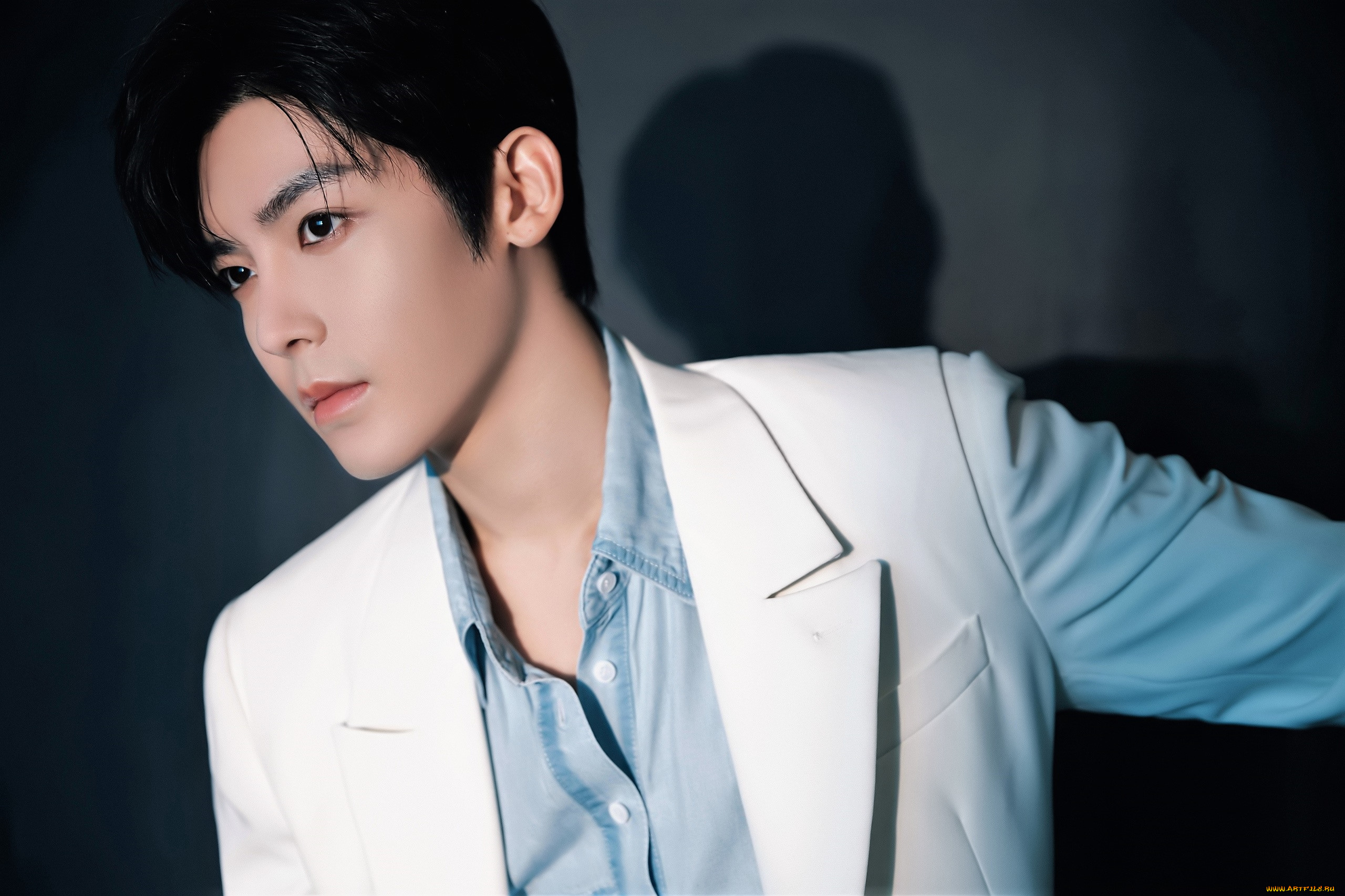 мужчины, hou, ming, hao, актер, пиджак