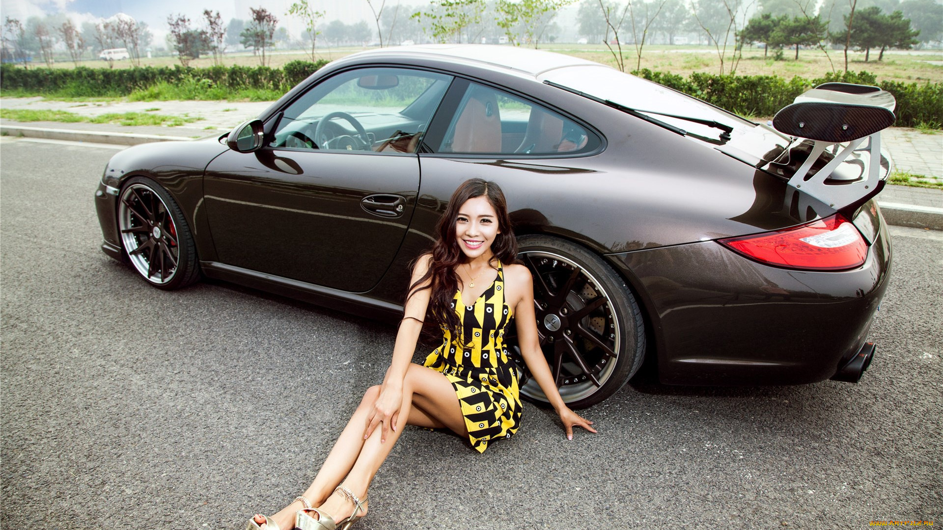 автомобили, -авто, с, девушками, девушка