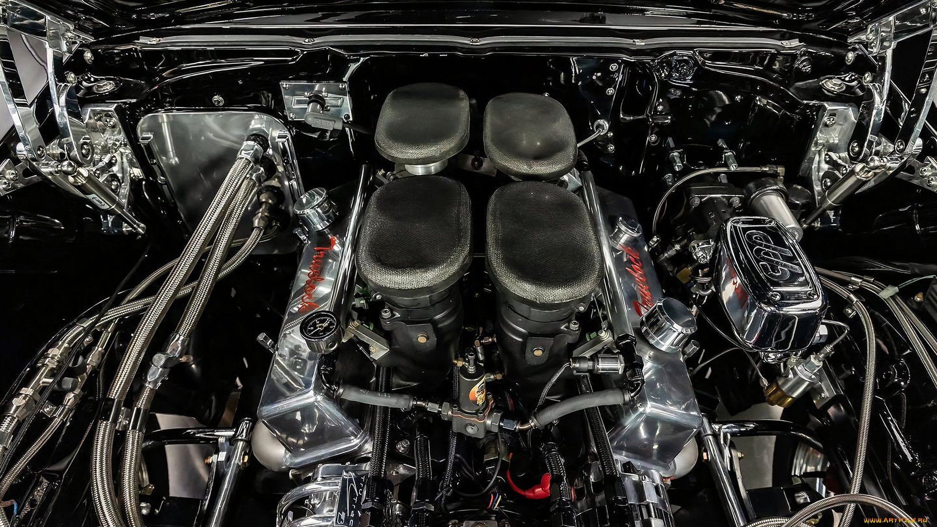 автомобили, двигатели, chevrolet, bel, air, 1957