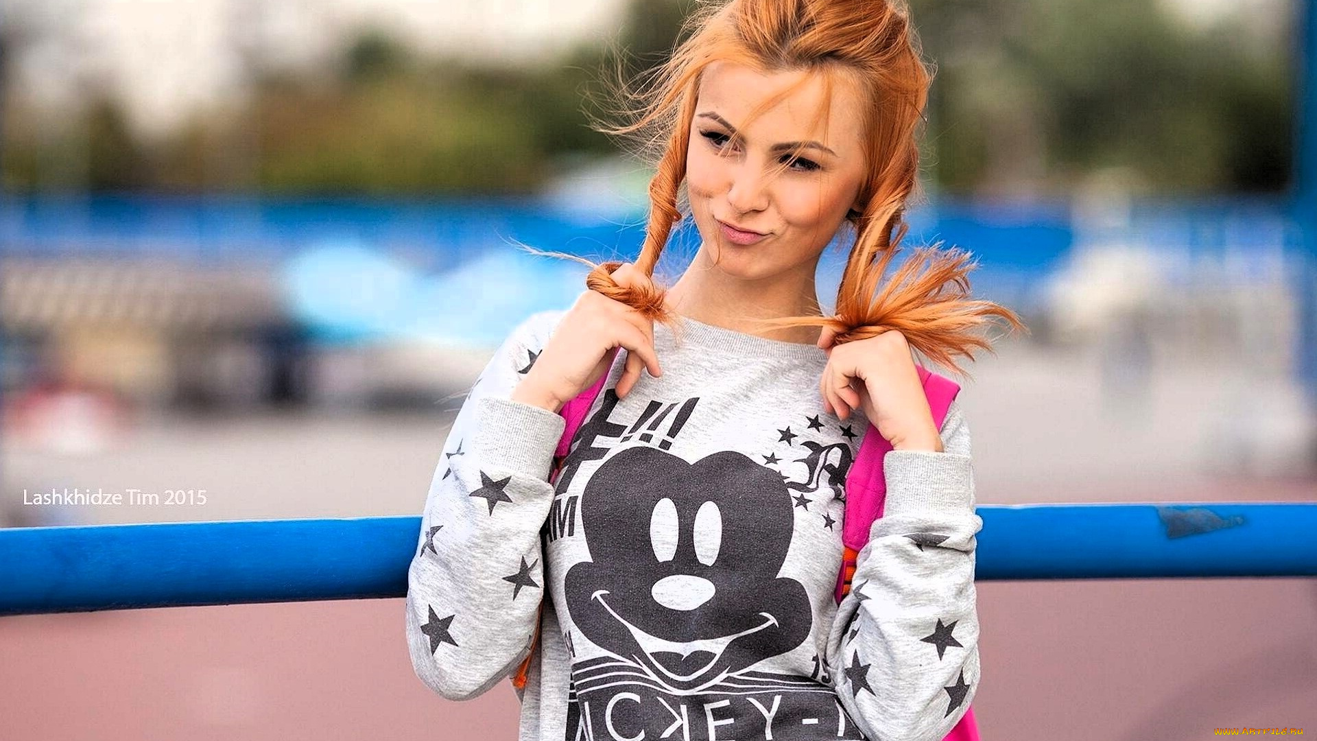 девушки, -, рыжеволосые, и, разноцветные, рыжая, свитер