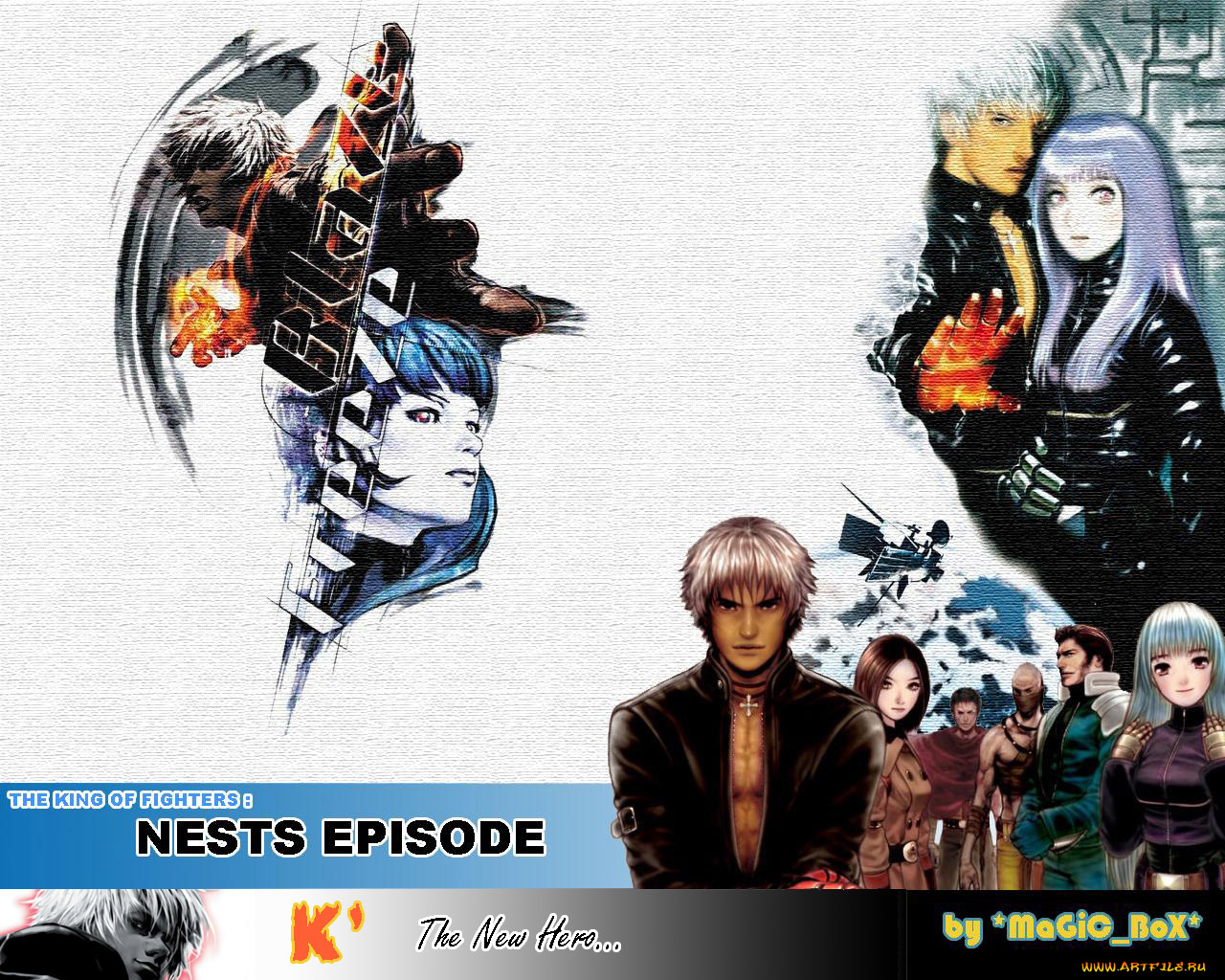 аниме, the, king, of, fighters
