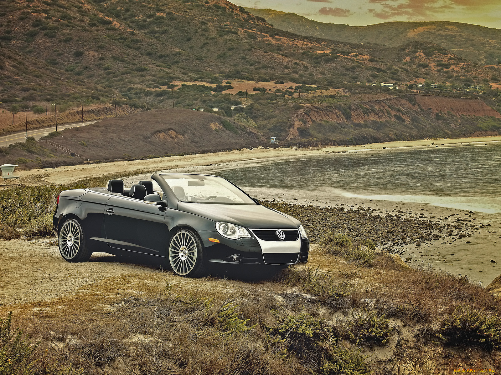 2006, volkswagen, eos, highway, study, автомобили