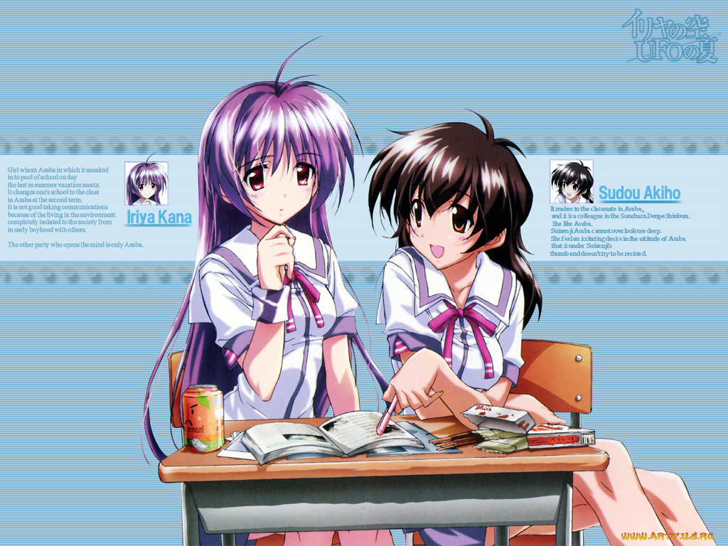 аниме, iriya, no, sora, ufo, natsu