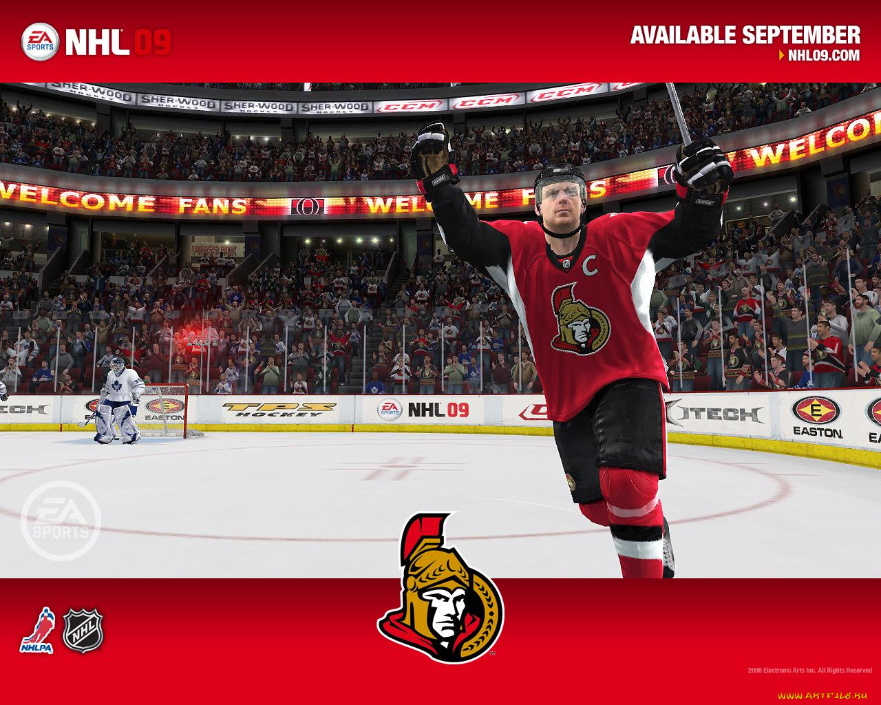 nhl, 09, видео, игры