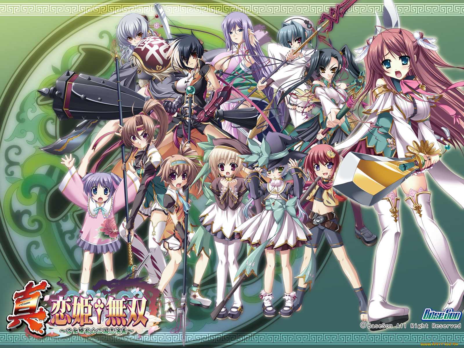 аниме, koihime, musou
