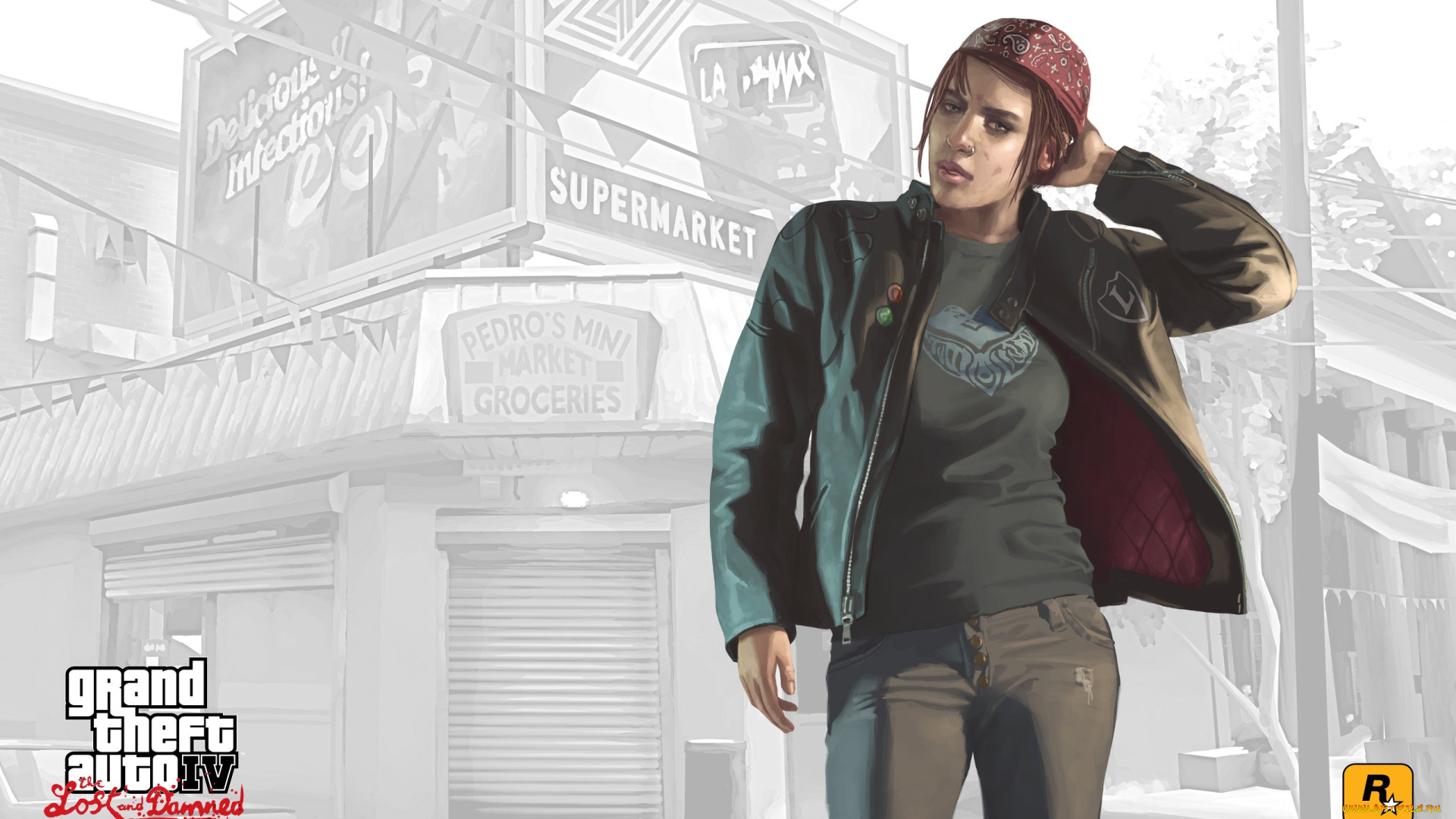 grand, theft, auto, iv, the, lost, and, damned, видео, игры