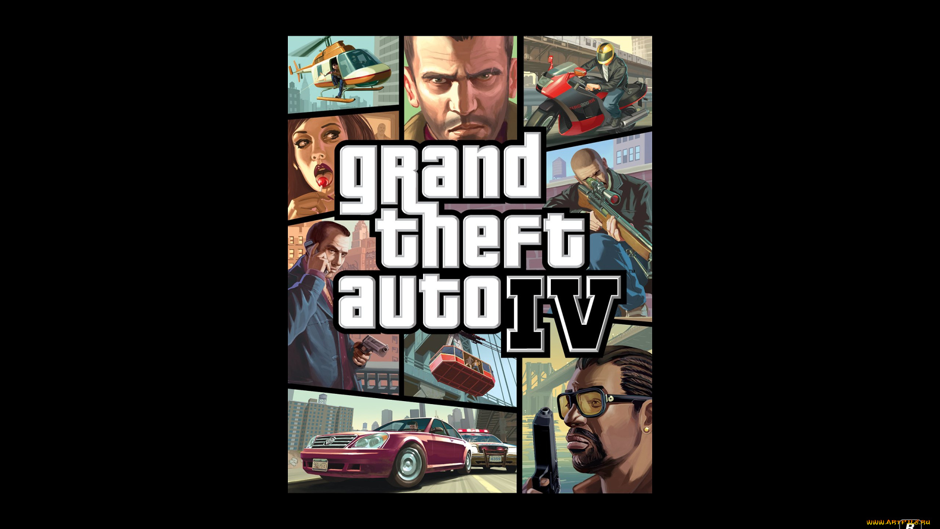 grand, theft, auto, iv, видео, игры
