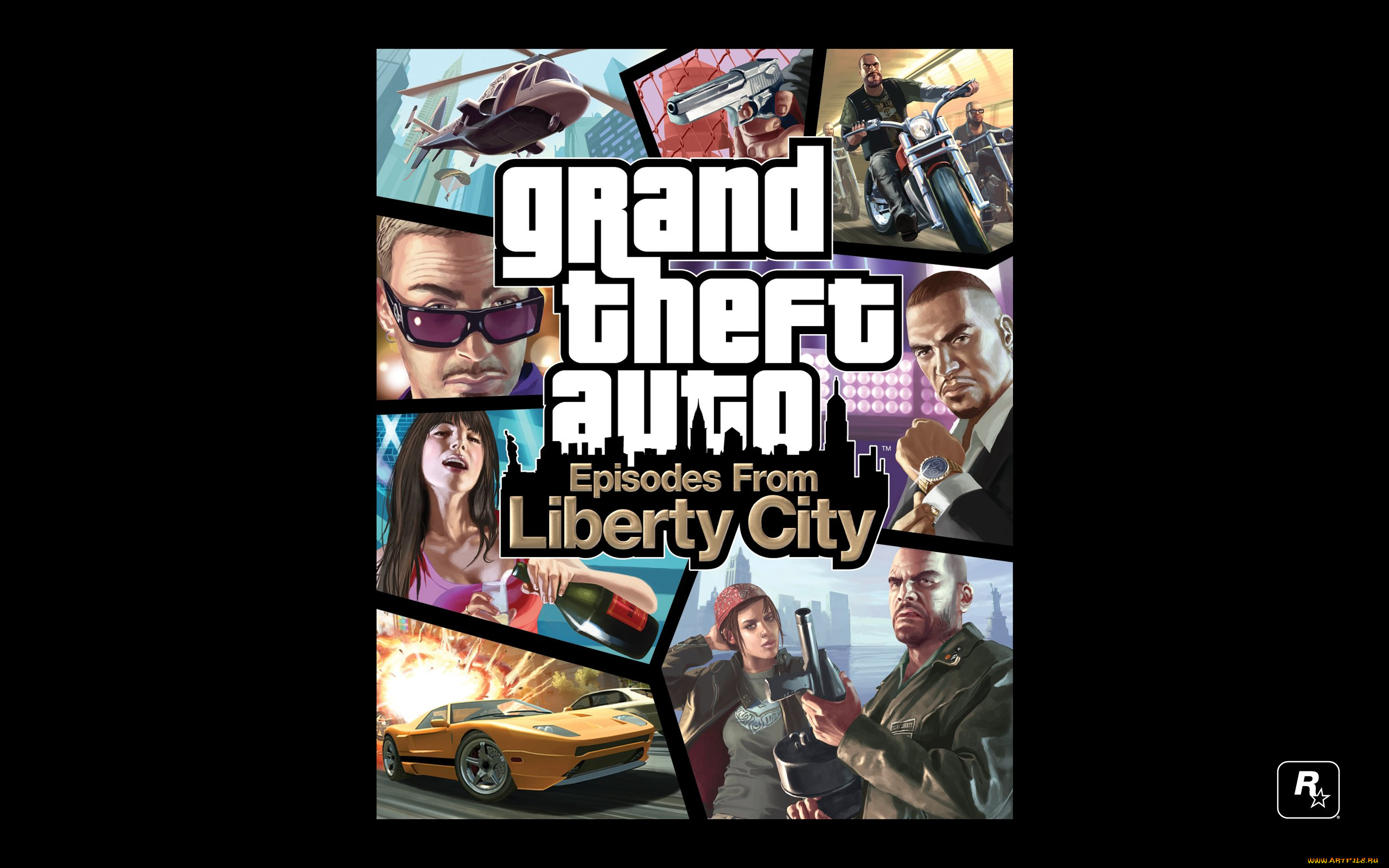 grand, theft, auto, episodes, from, liberty, city, видео, игры