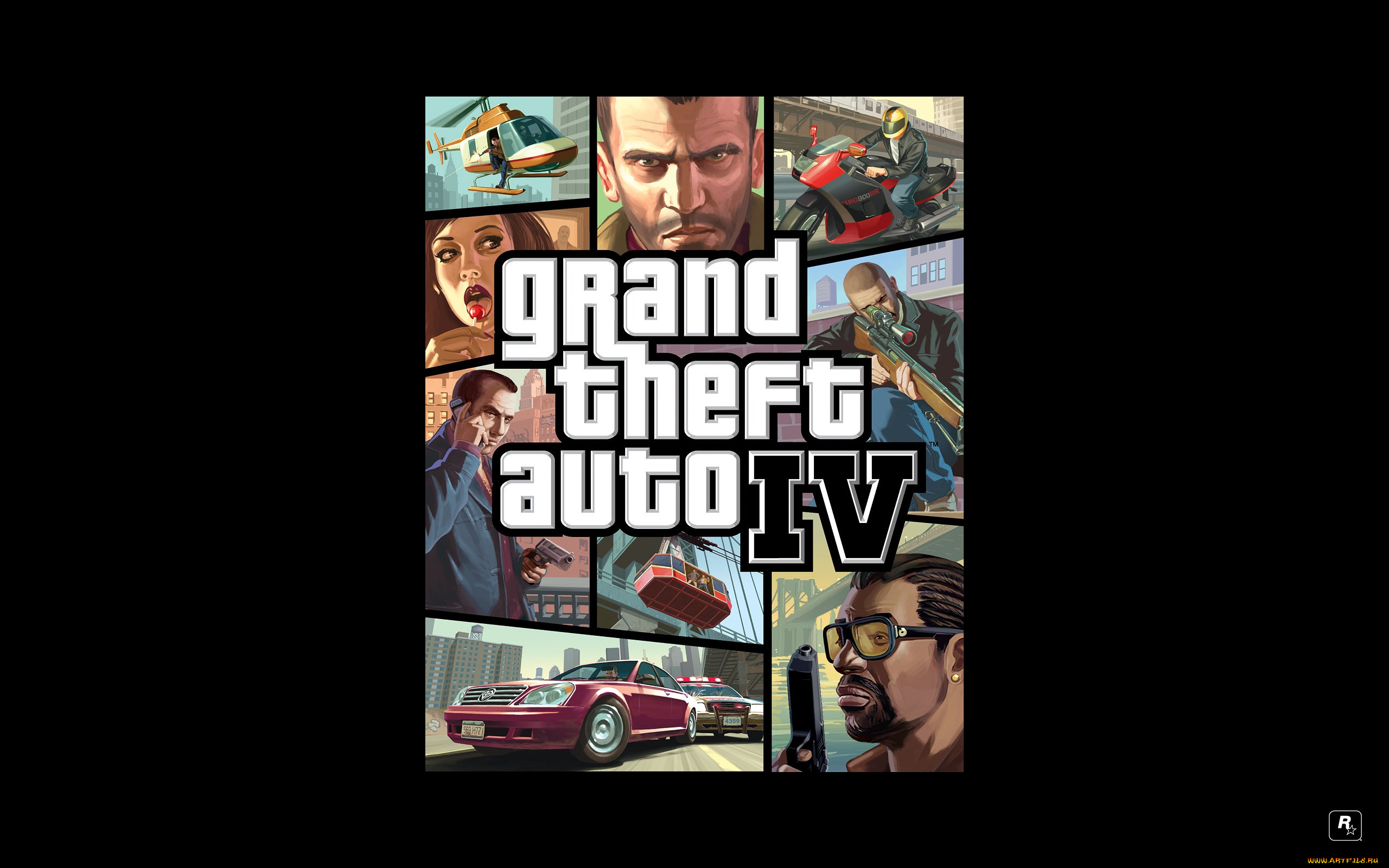 grand, theft, auto, iv, видео, игры