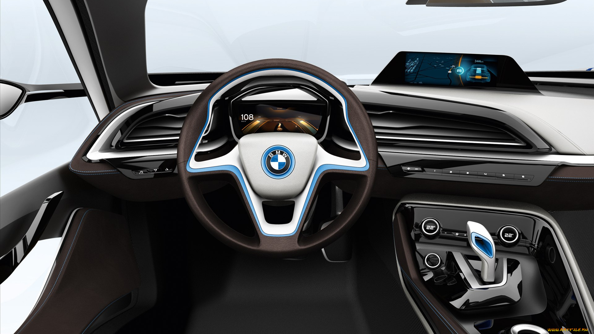 bmw, i3, concept, 2012, автомобили, 3д, i8