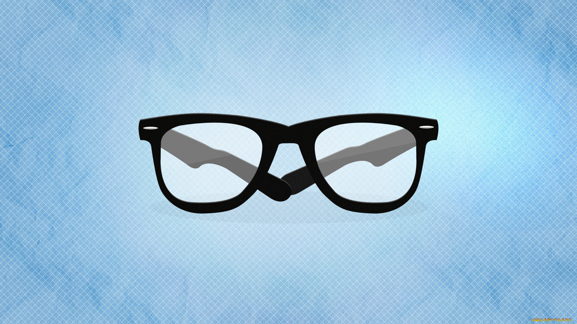 векторная, графика, сетка, синий, очки