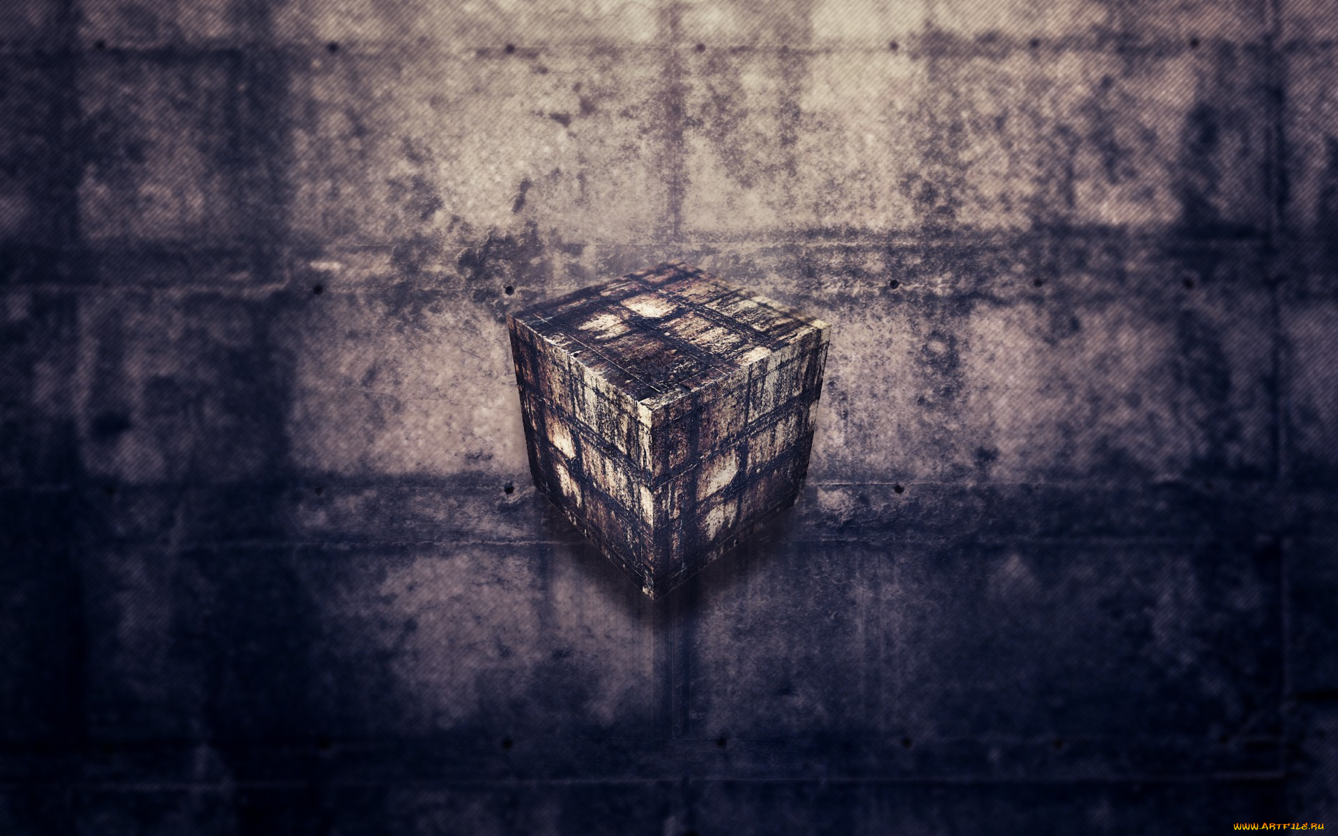 3д, графика, textures, текстуры, куб, грязь, потеки, швы