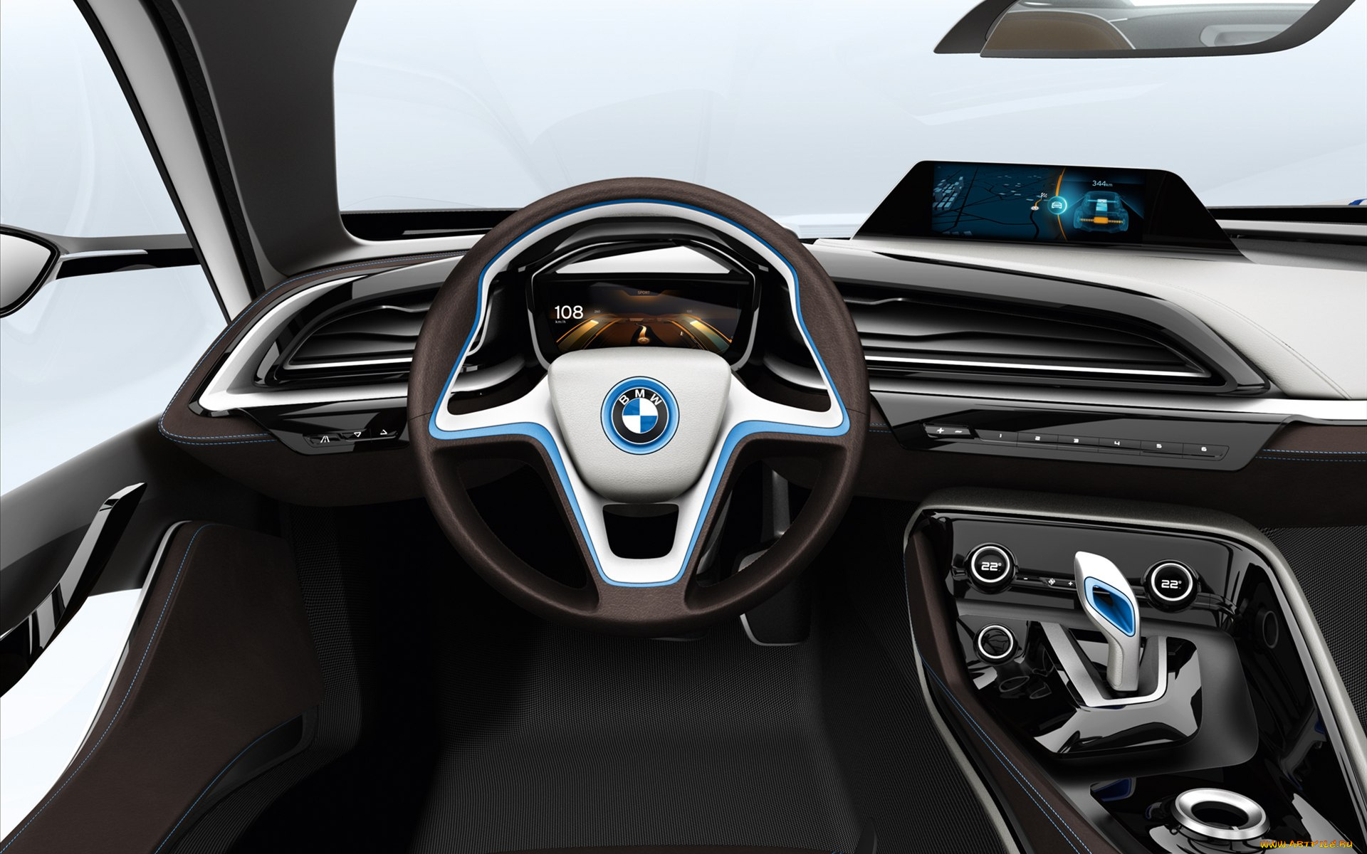 bmw, i3, concept, 2012, автомобили, 3д, i8