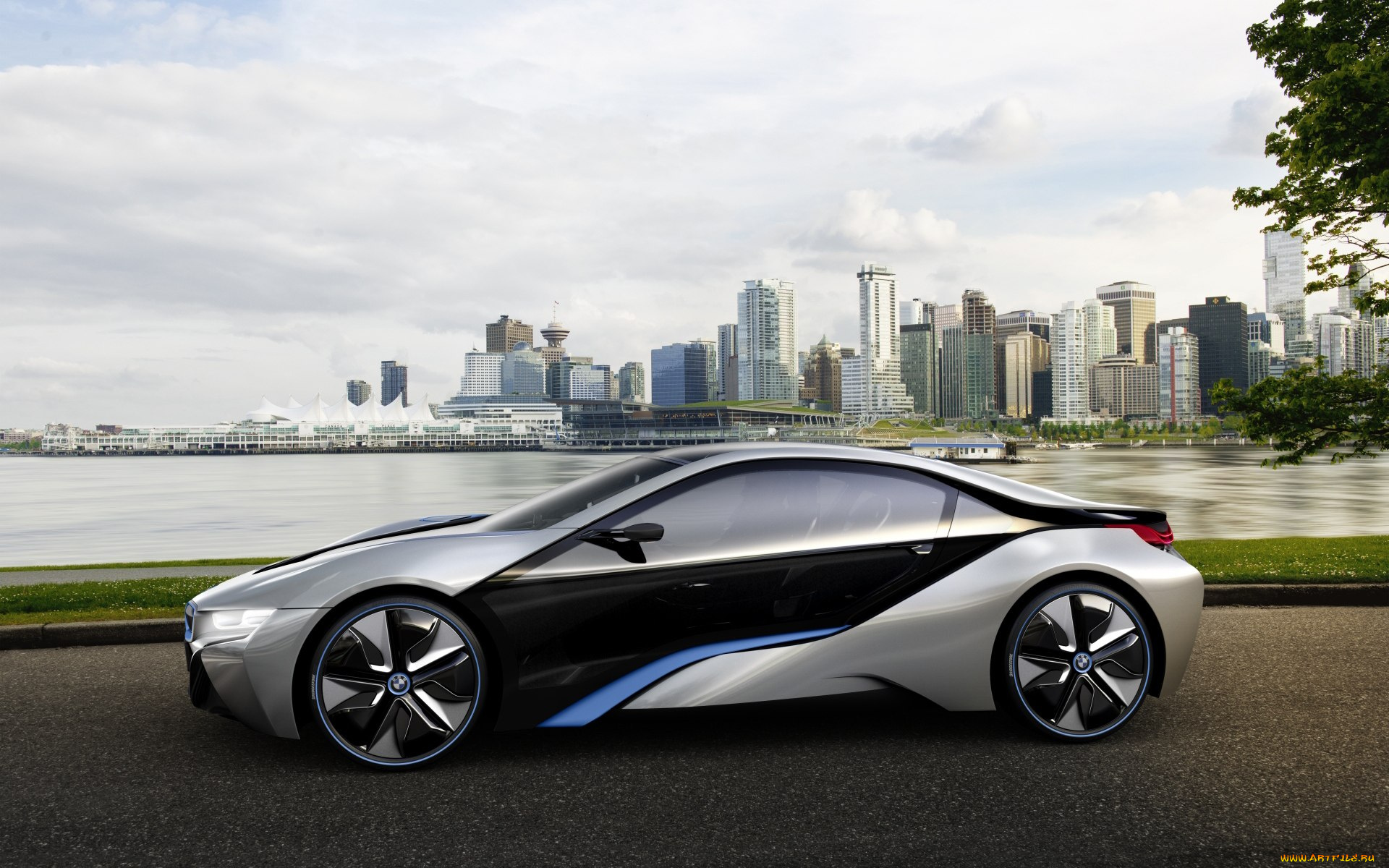 bmw, i3, concept, 2012, автомобили, 3д, i8