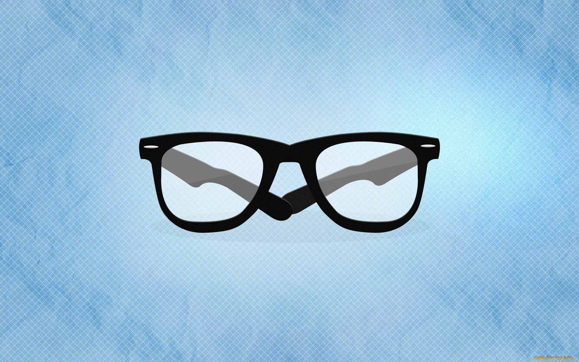 векторная, графика, сетка, синий, очки
