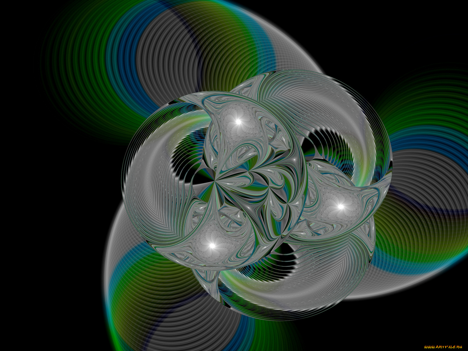 3д, графика, fractal, фракталы, узор, цвета, фон