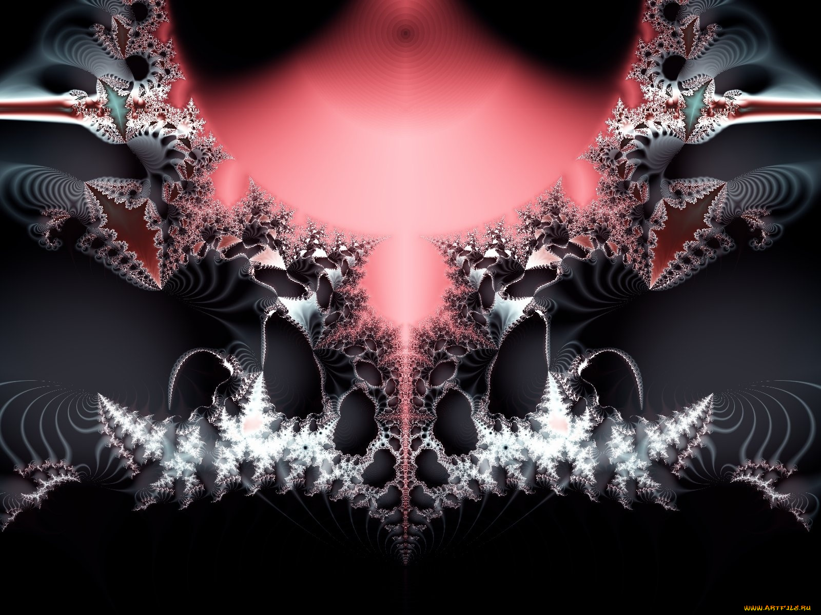 3д, графика, fractal, фракталы, узор, цвета, фон