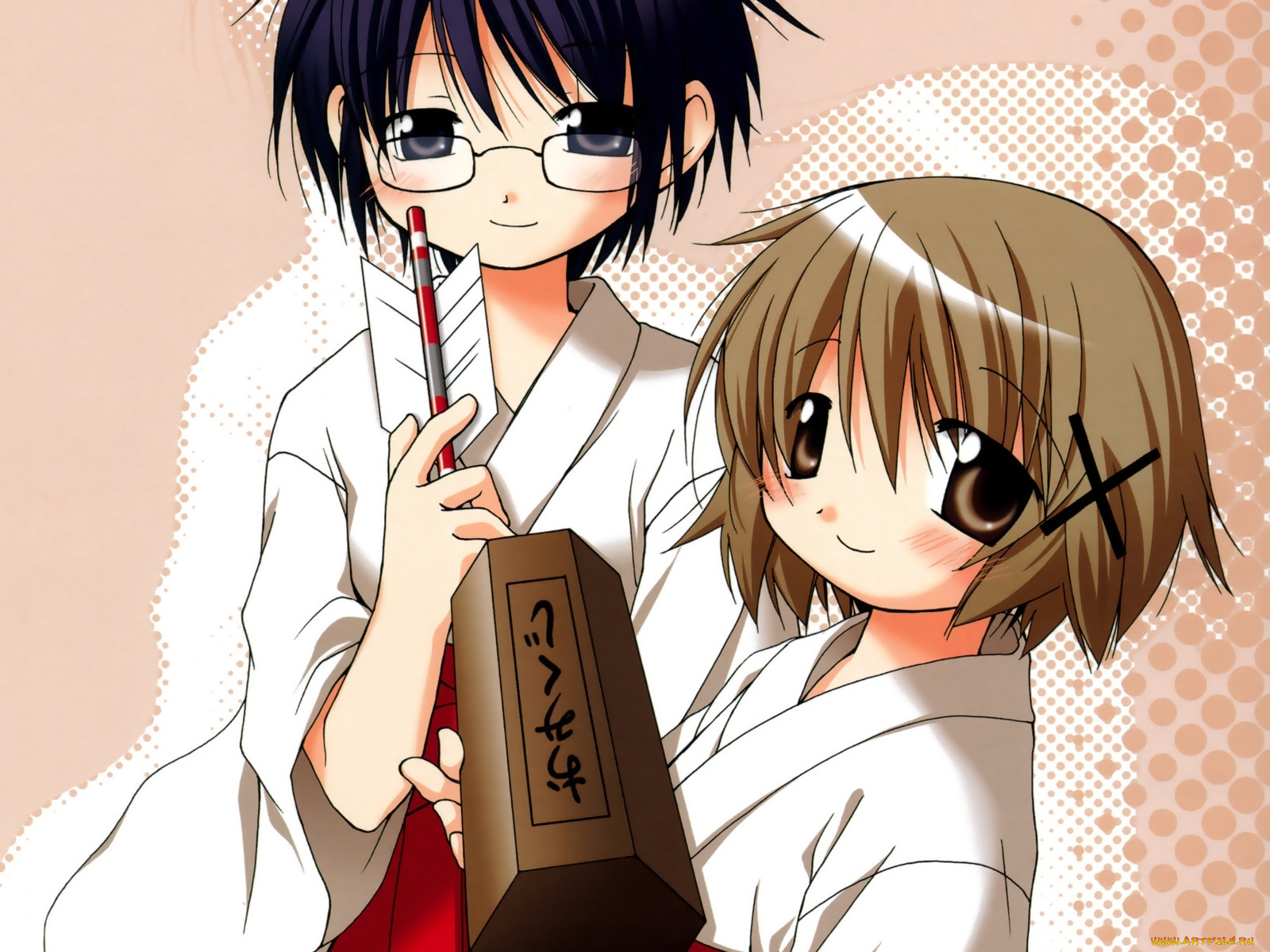 аниме, hidamari, sketch