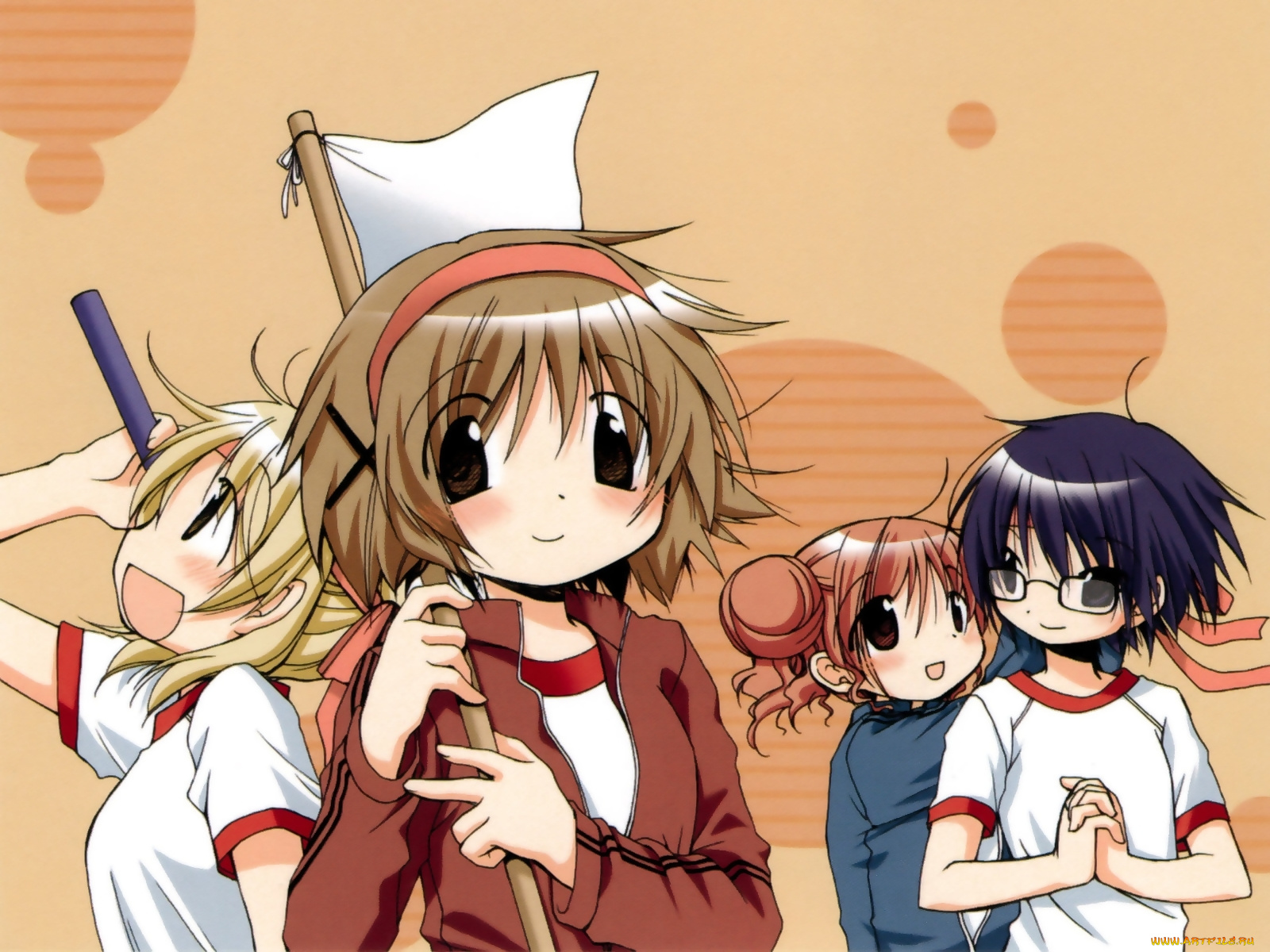 hidamari, sketch, аниме