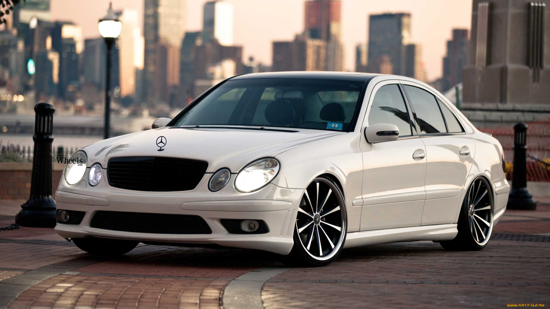 автомобили, mercedes, benz, amg, e320, vossen