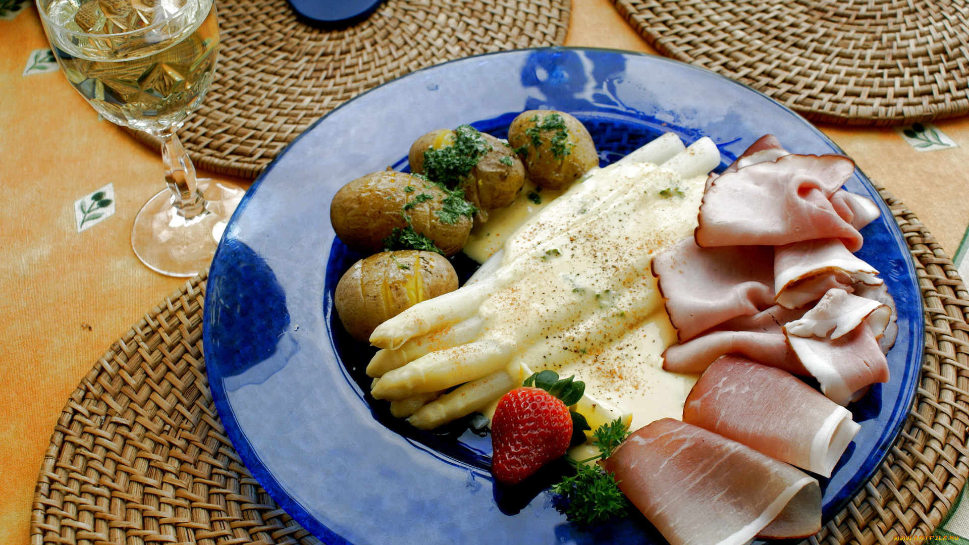 еда, вторые, блюда, балык, картофель, рюмка