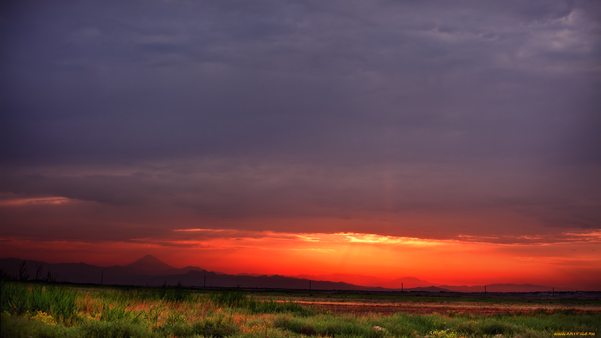 природа, восходы, закаты, закат