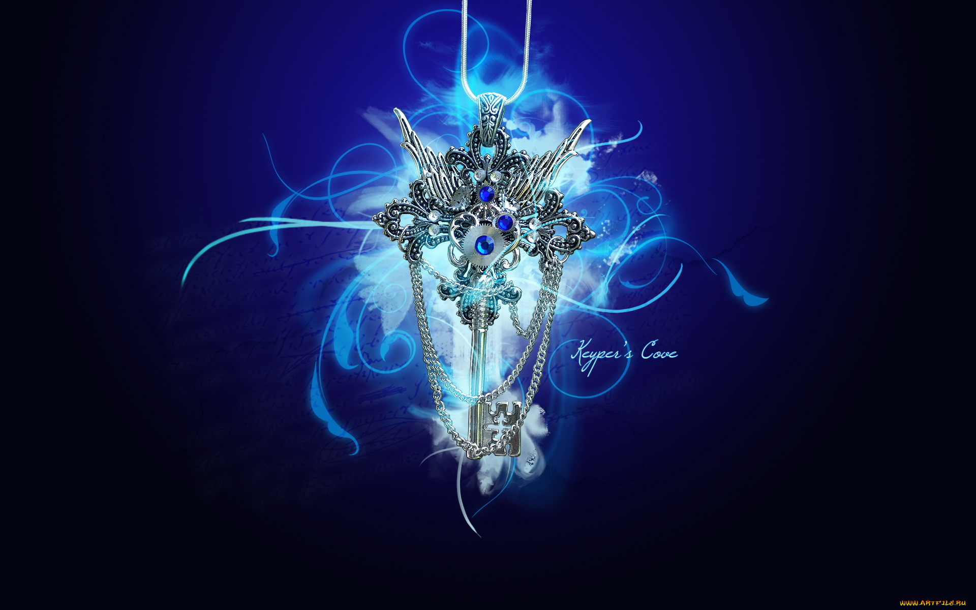 разное, компьютерный, дизайн, графика, ключ, чепочка