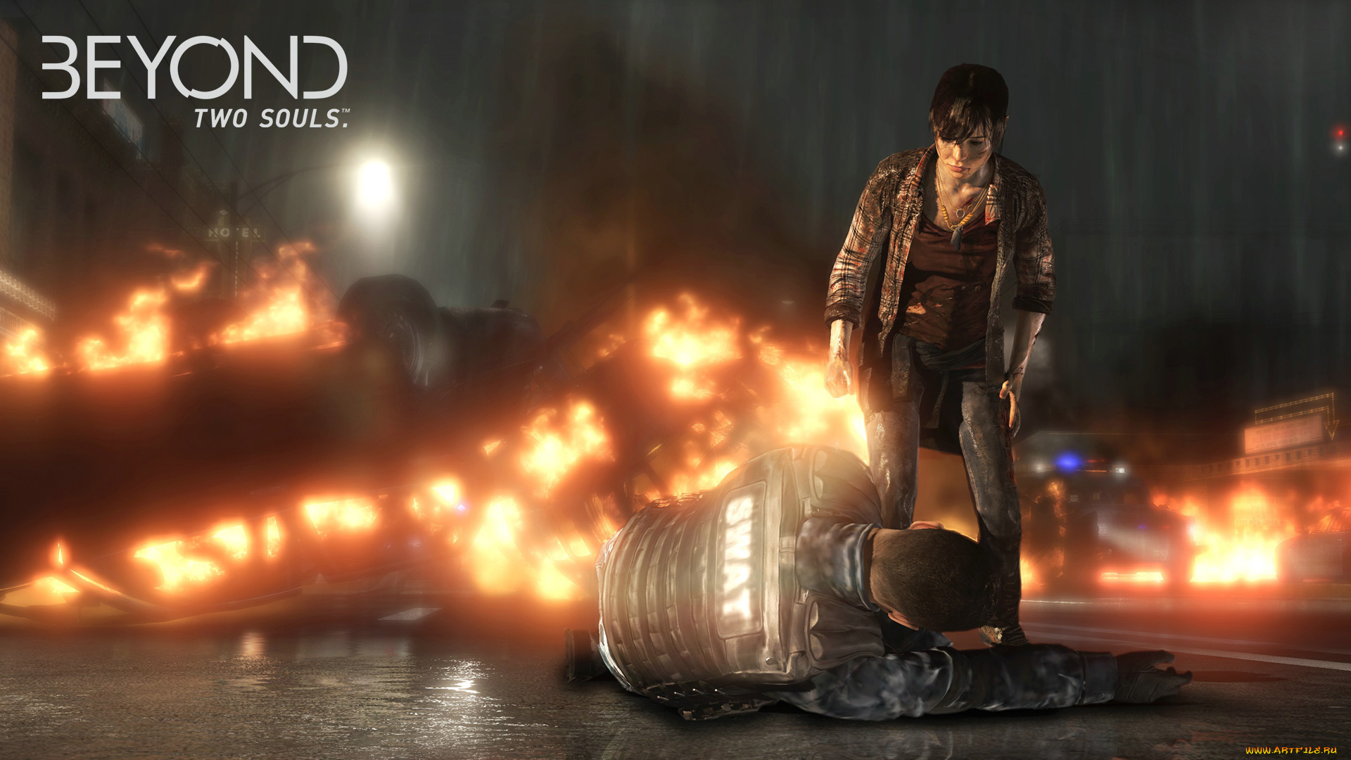 beyond, two, souls, видео, игры, девушка, мужчина
