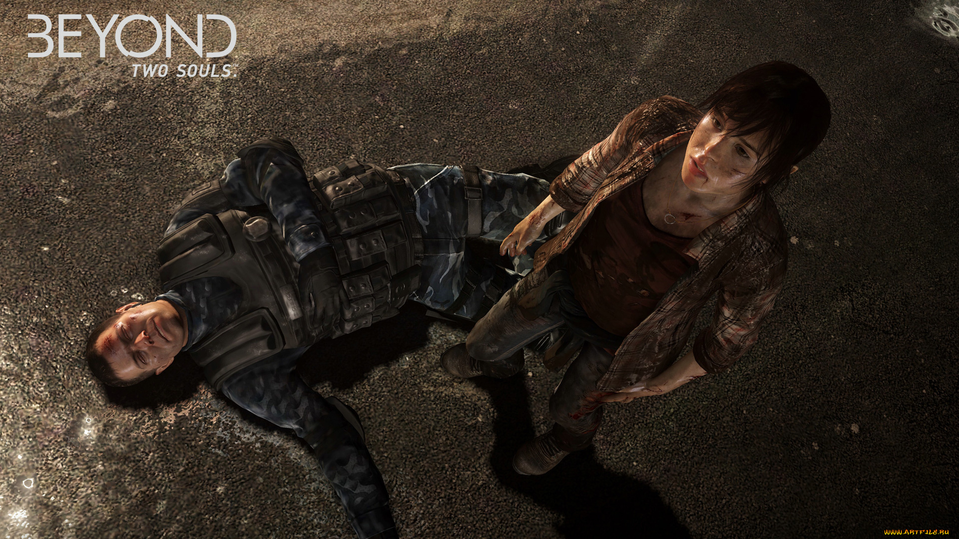 beyond, two, souls, видео, игры, девушка, мужчина