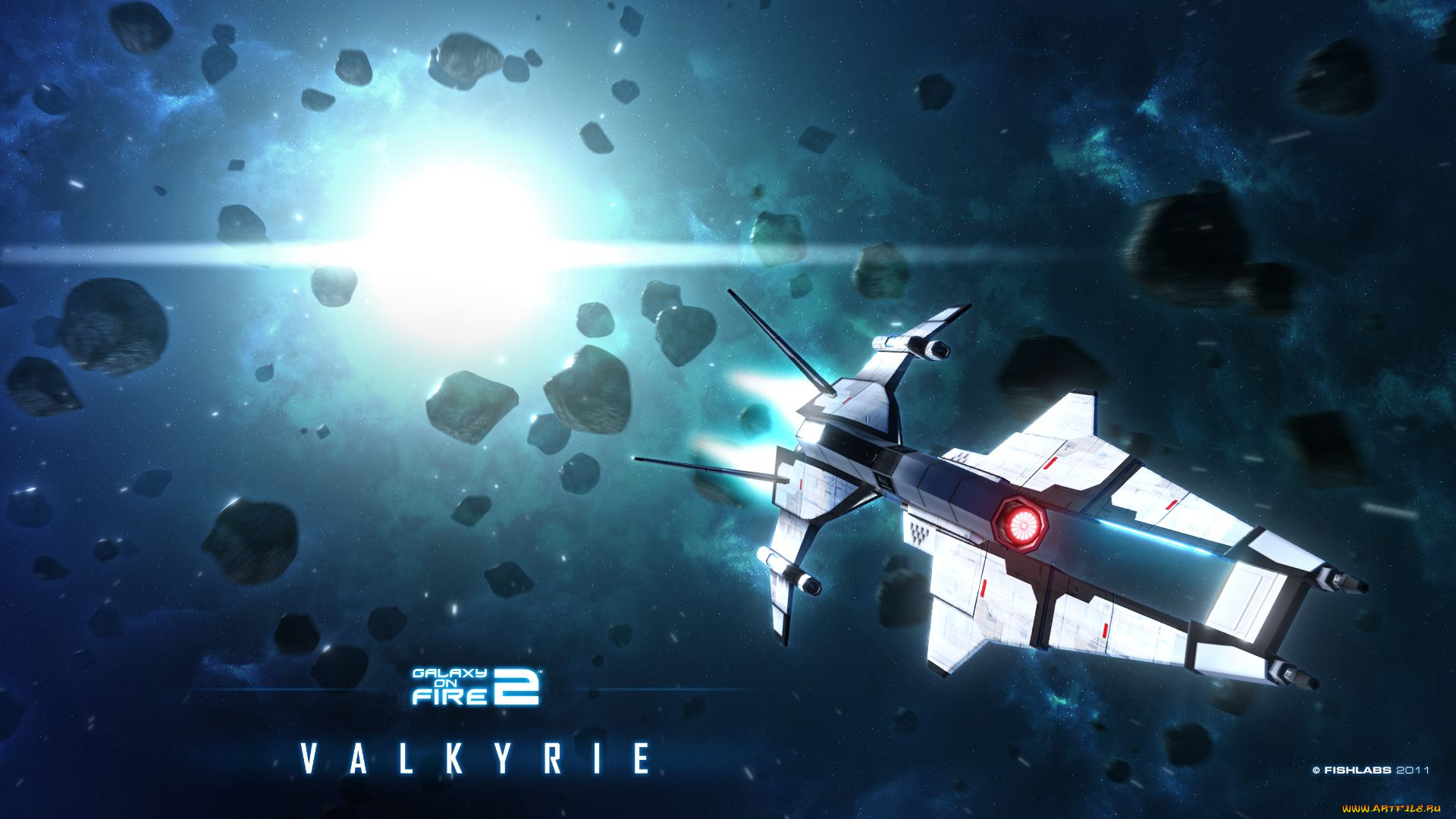 galaxy, on, fire, видео, игры, космический, корабль, метеориты, сияние