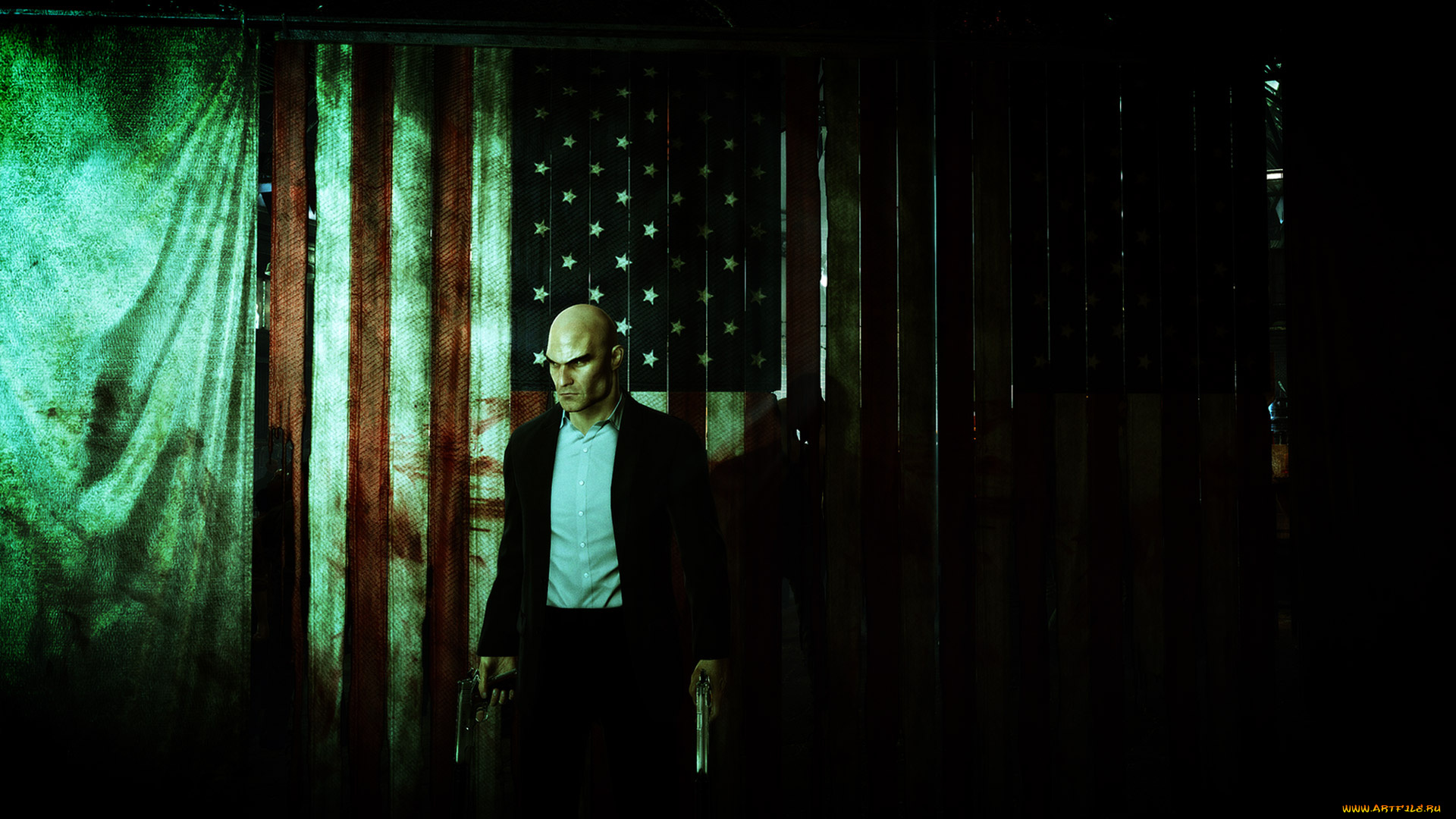 hitman, absolution, видео, игры, мужчина, оружие