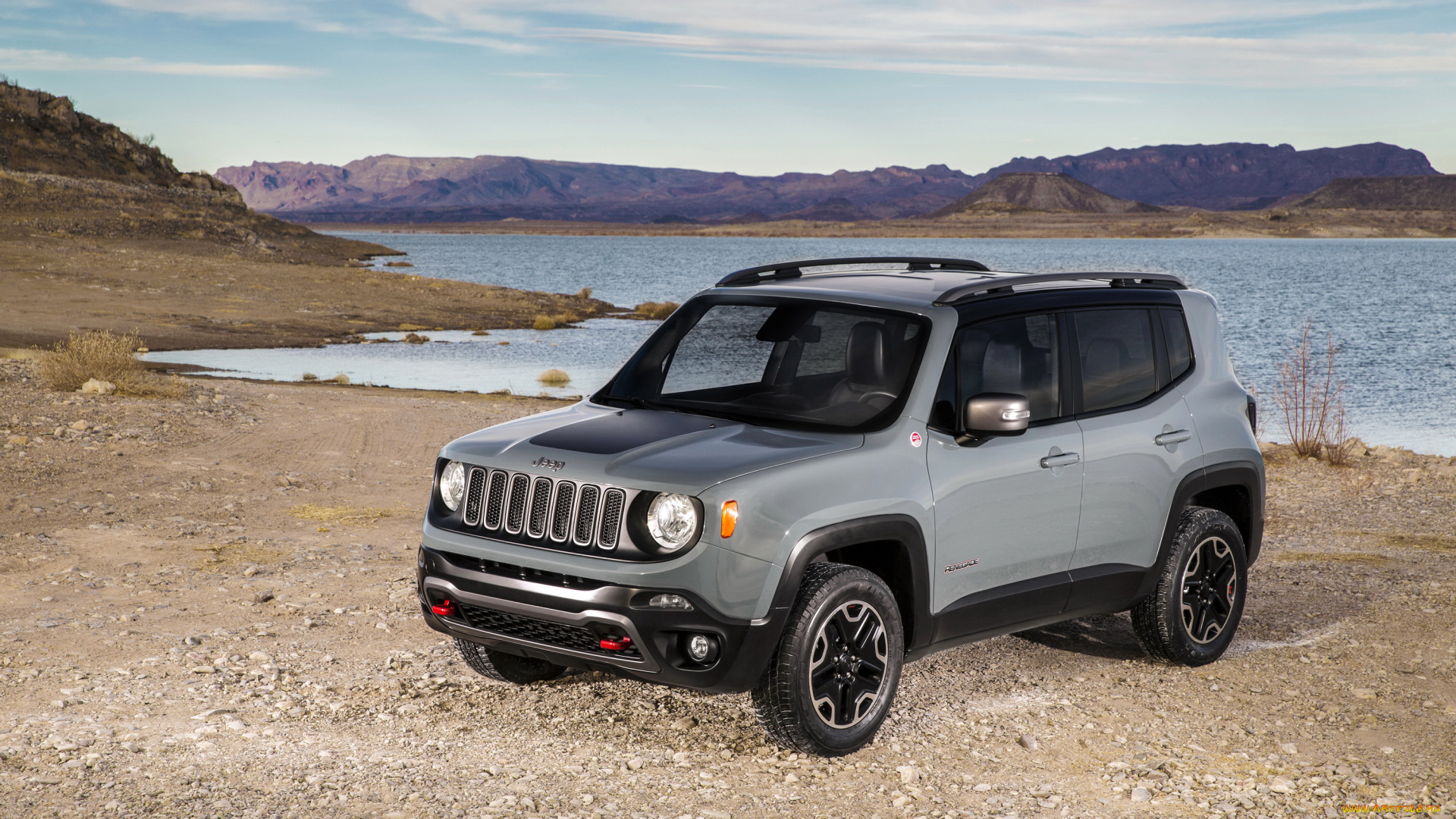 2015, jeep, renegade, автомобили, jeep, побережье, серый, renegade