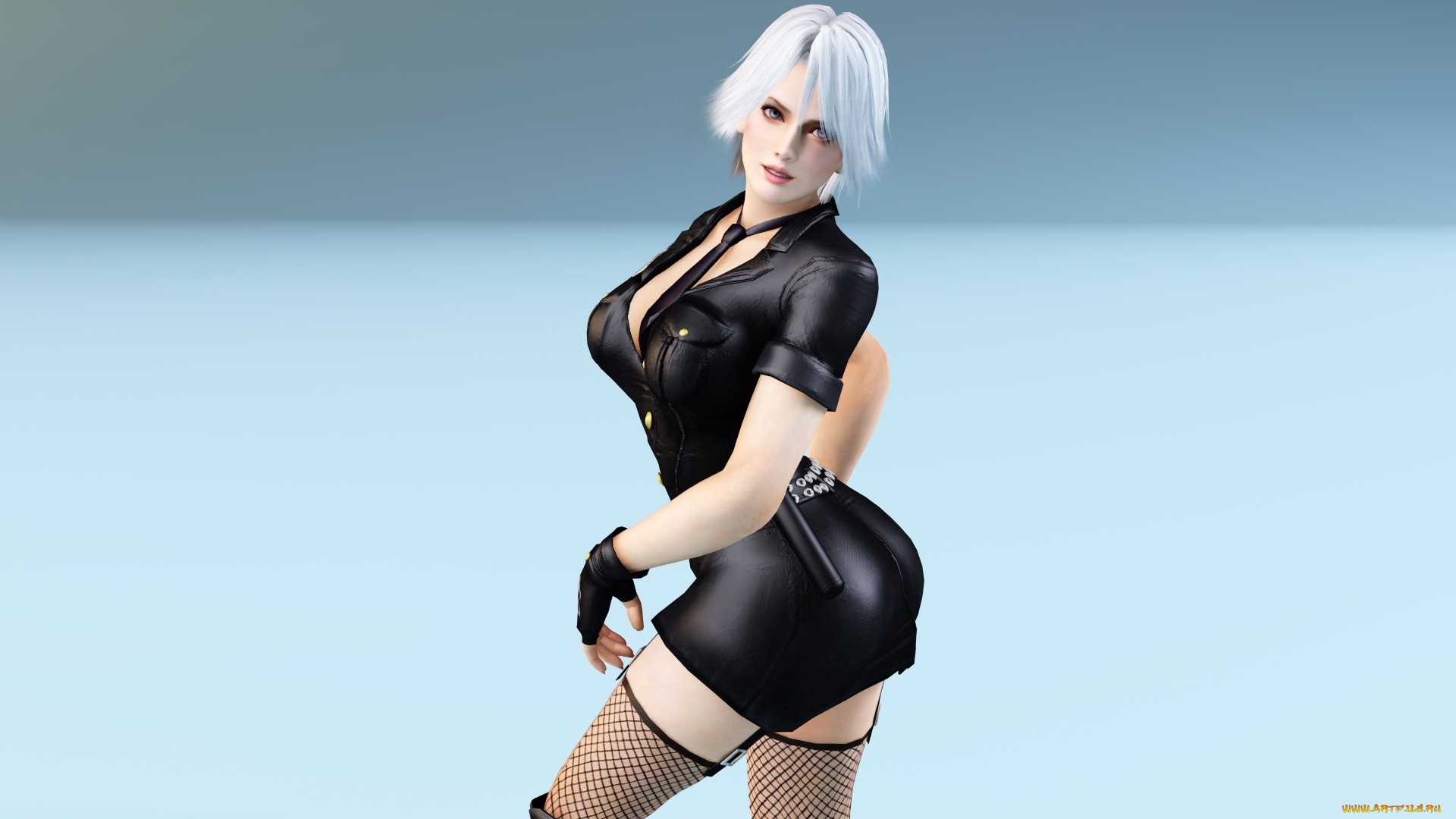 3д, графика, аниме, , anime, девушка, взгляд