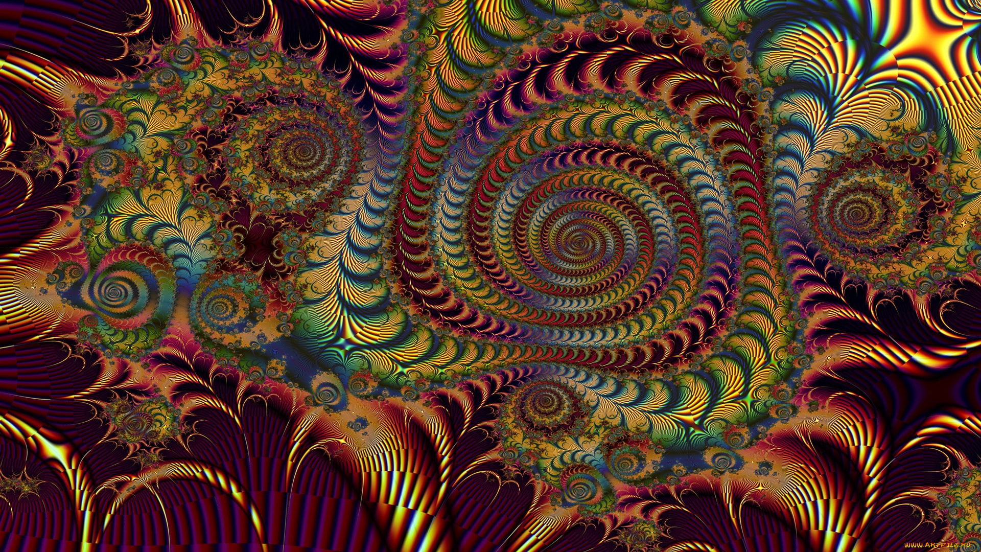 3д, графика, фракталы, , fractal, цвета, фон, узор