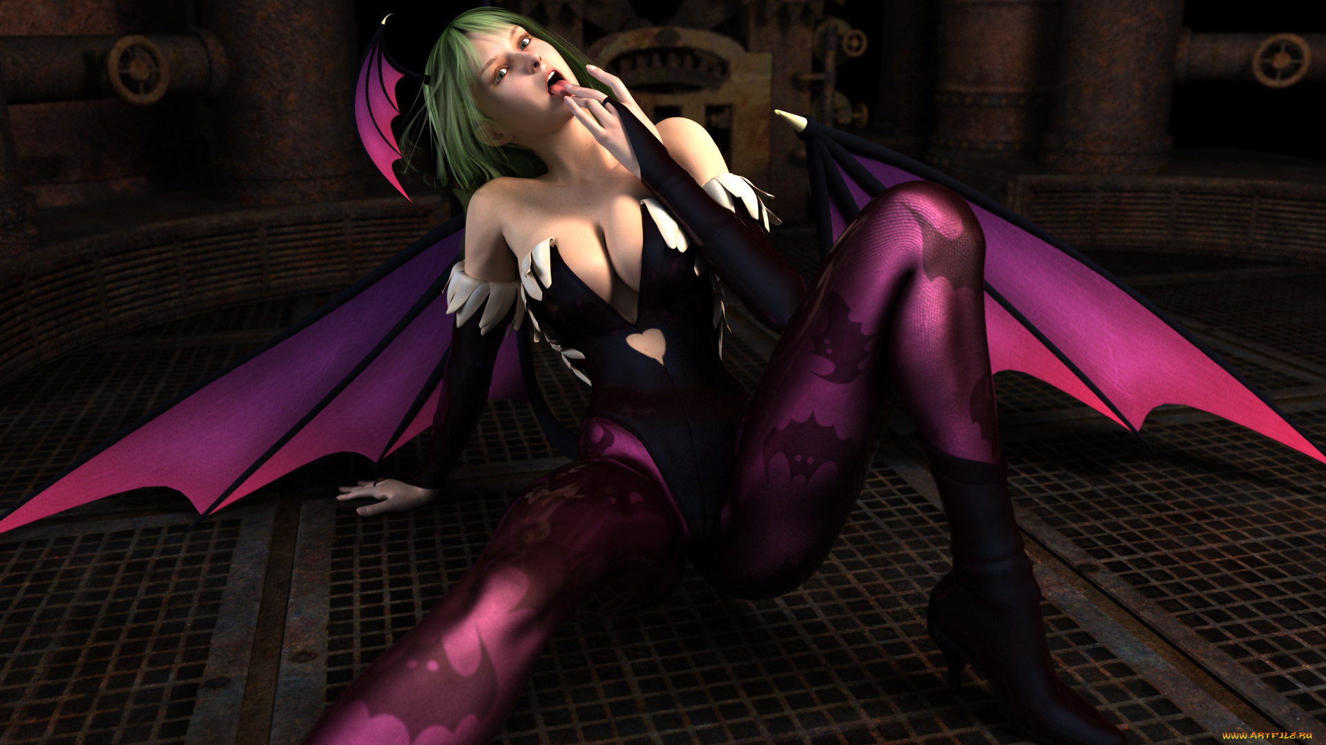 3д, графика, существа, , creatures, жест, взгляд, девушка