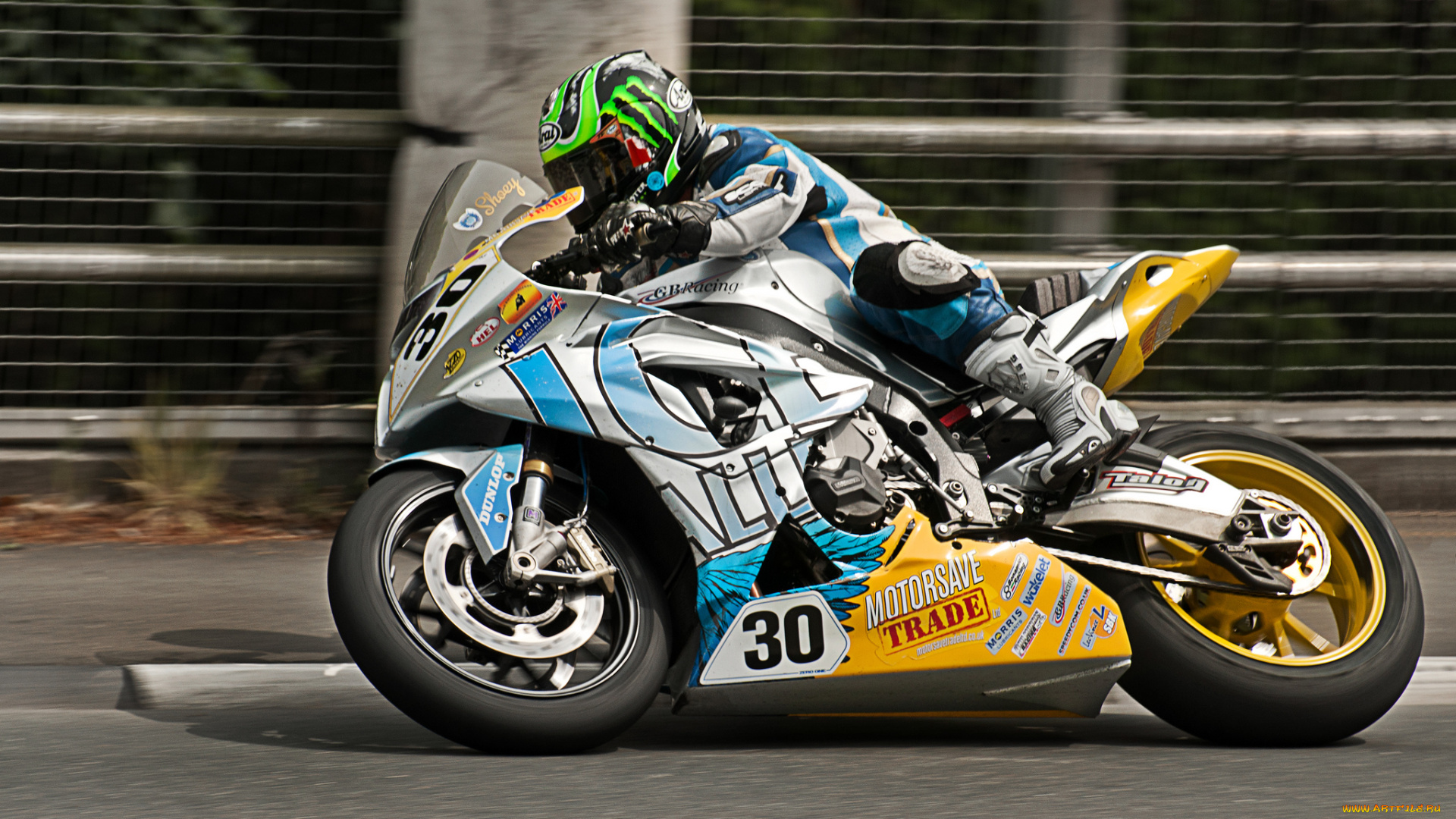 спорт, мотоспорт, трасса, байк, гонщик