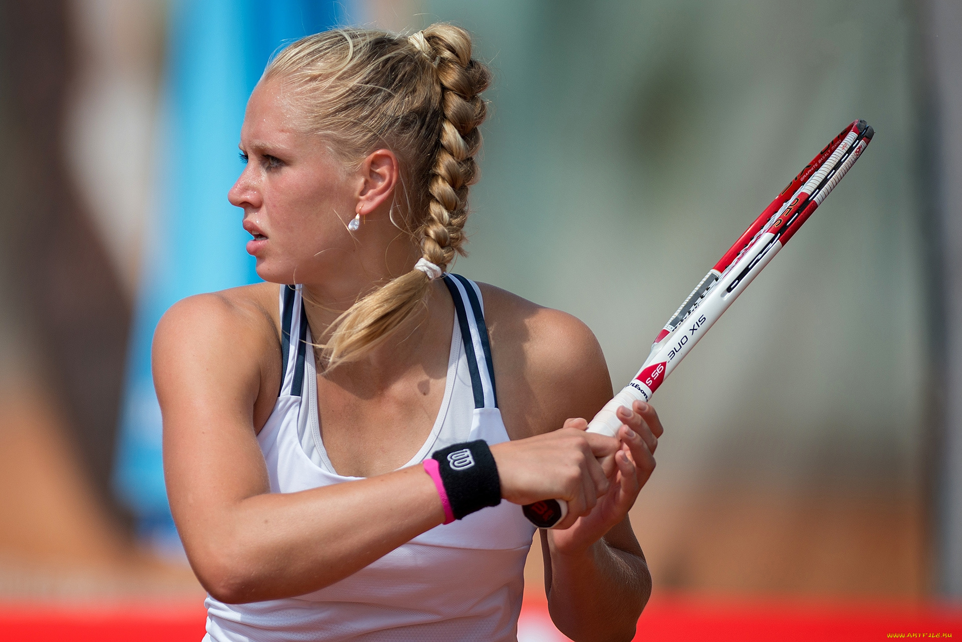 klasen, anna, спорт, теннис, девушка, корт, ракетка