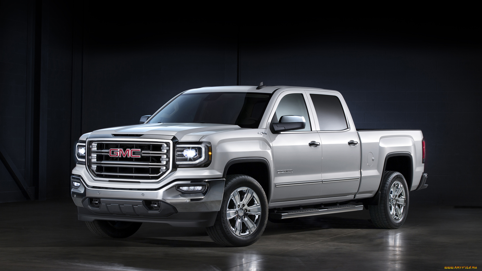 автомобили, gm-gmc, 2016г, cab, crew, 1500, slt, sierra, gmc