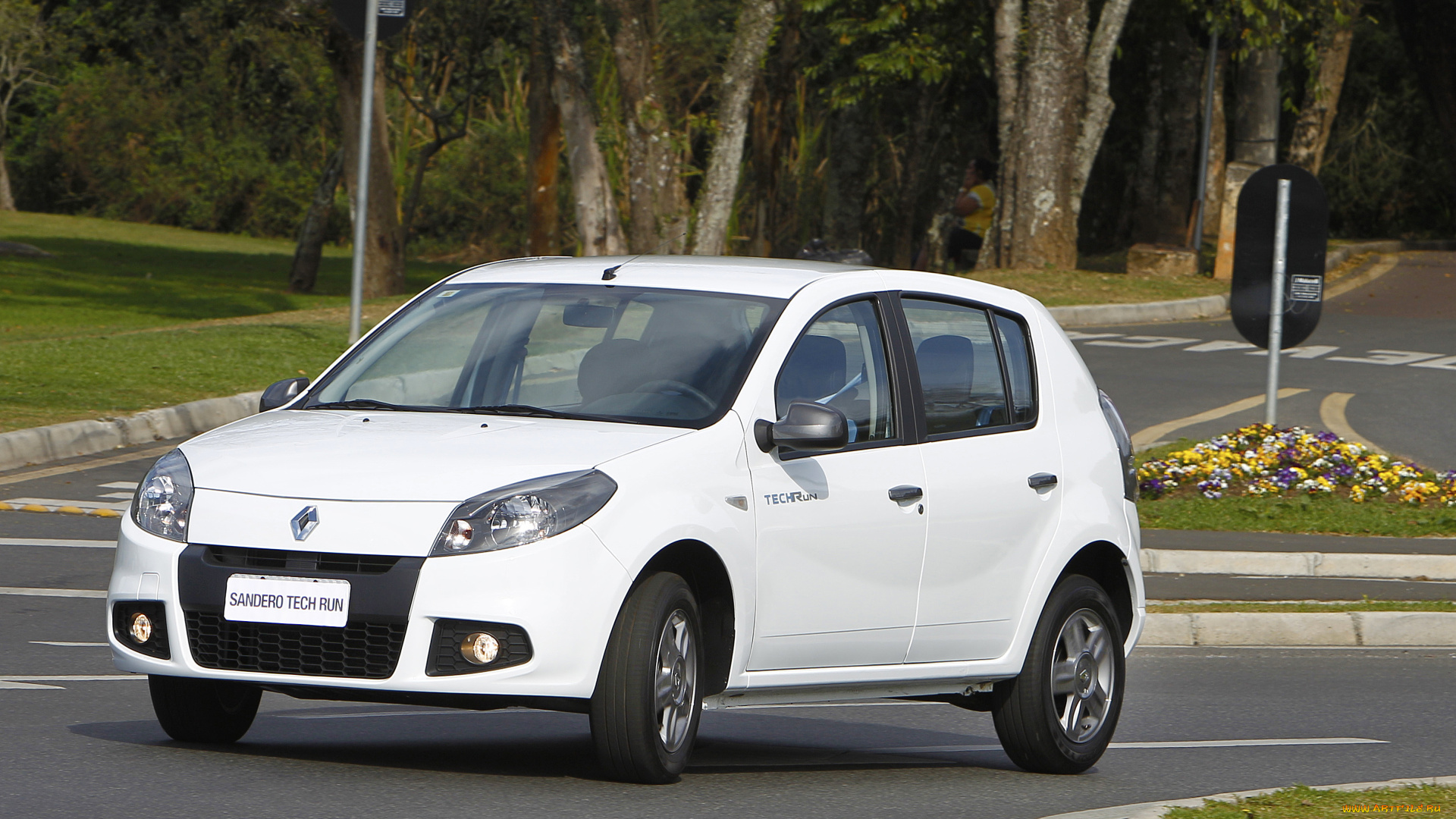 автомобили, renault, sandero, tech, run, 2013г, светлый