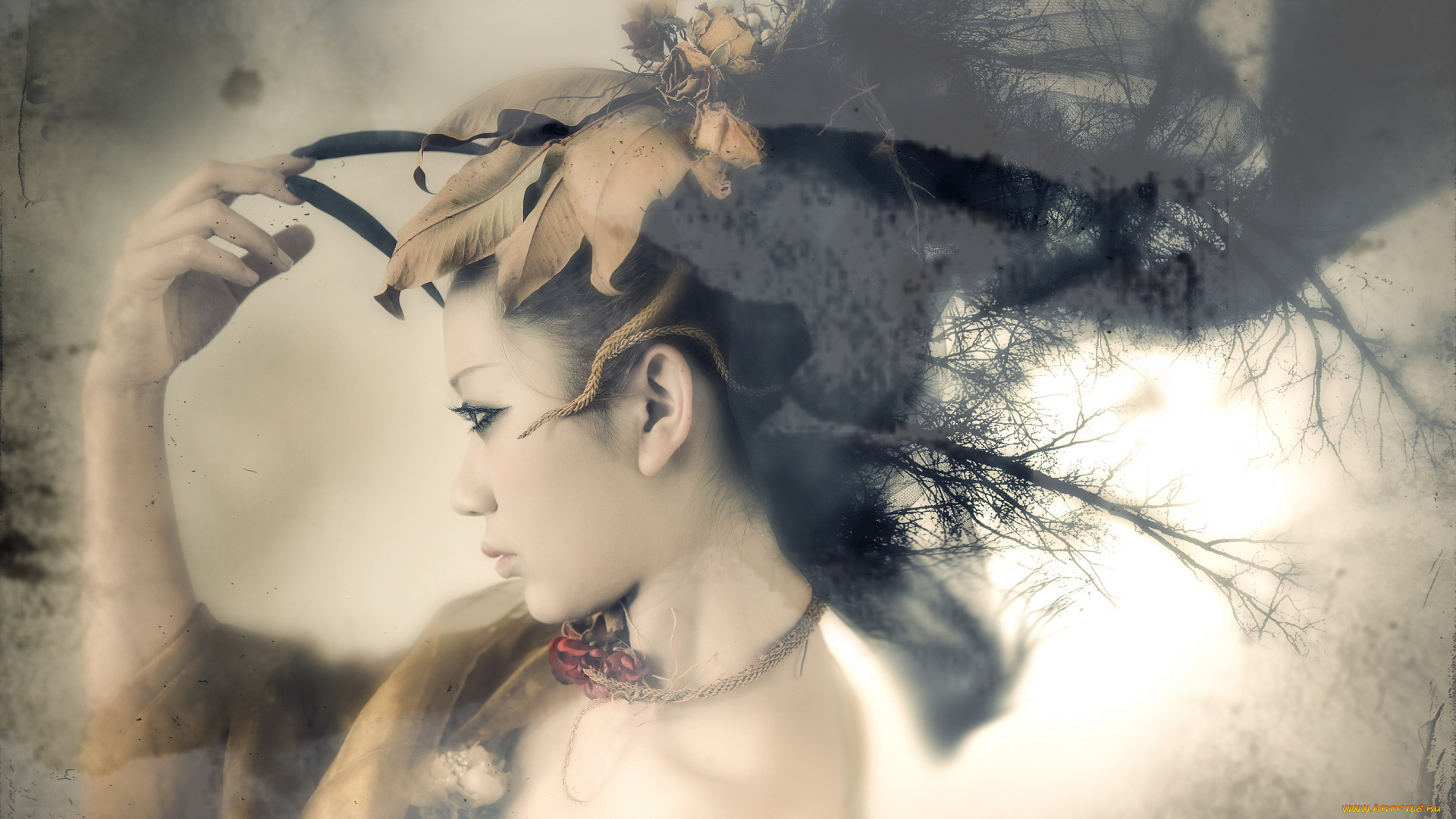 девушки, -unsort, , креатив, стиль, девушка, азиатка