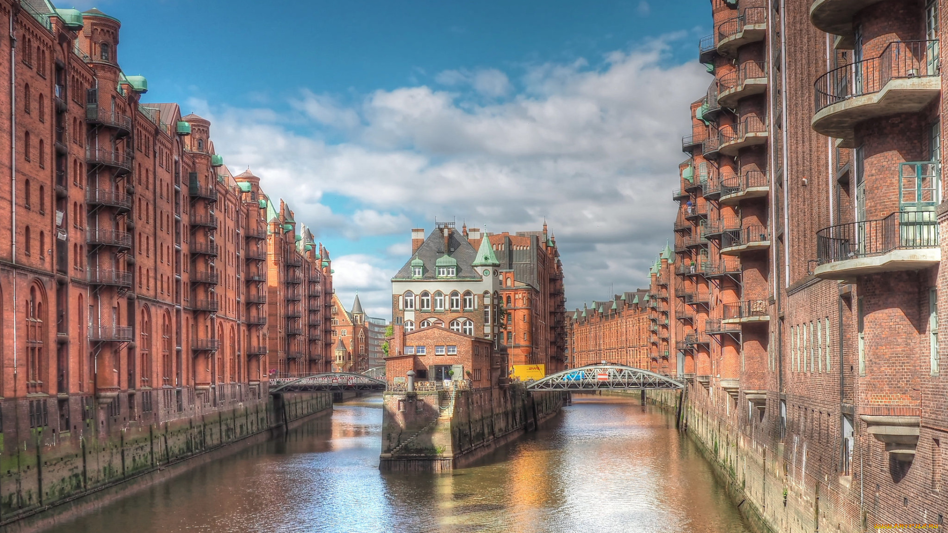 города, -, здания, , дома, канал