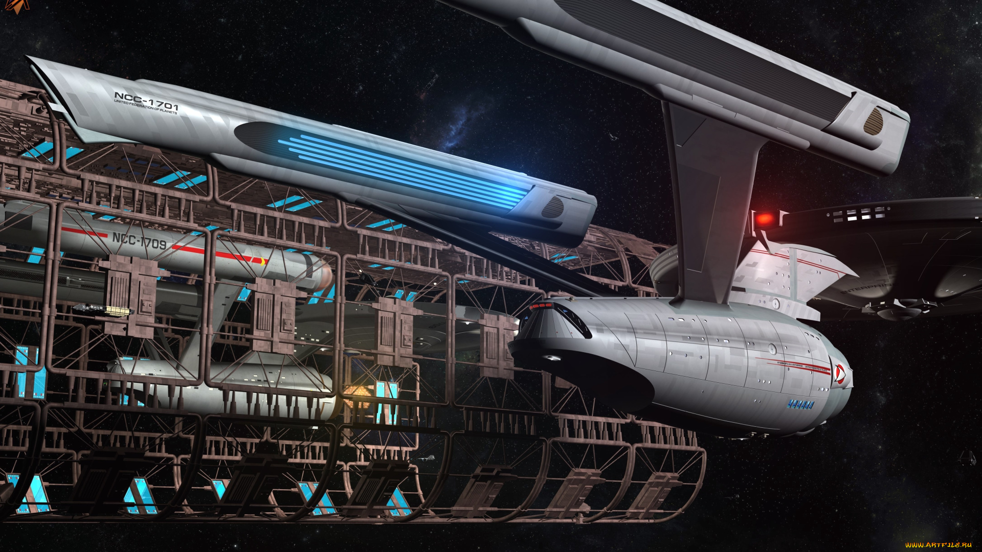 космос, арт, планета, вселенная, полет, космический, корабль