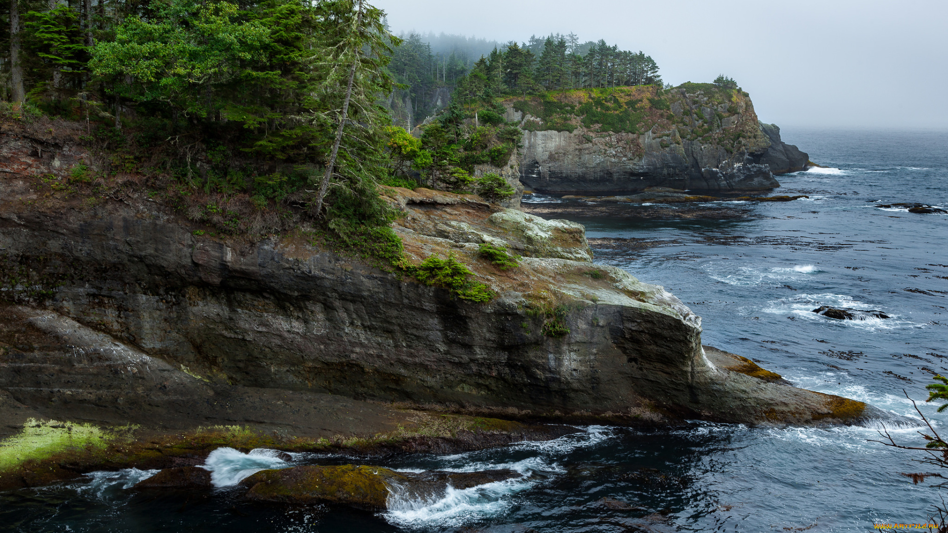 природа, побережье, берег, море