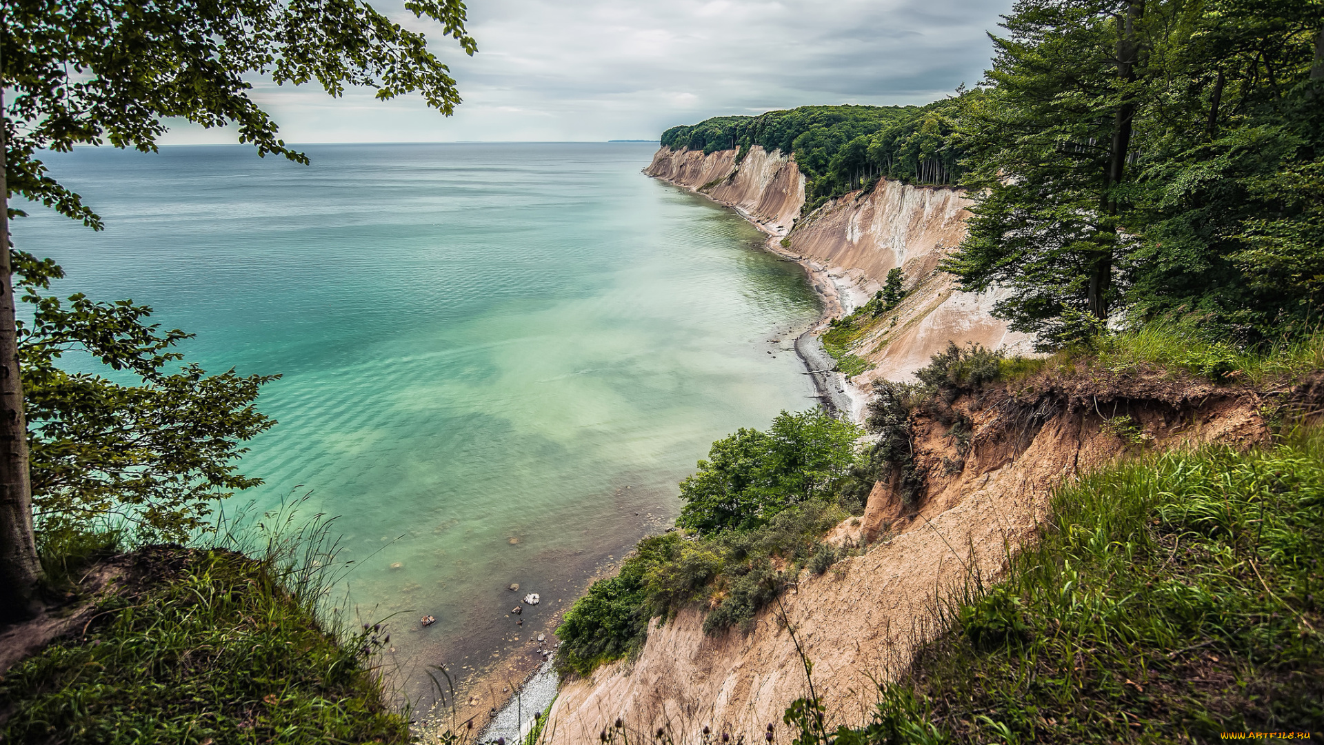 природа, побережье, берег, море