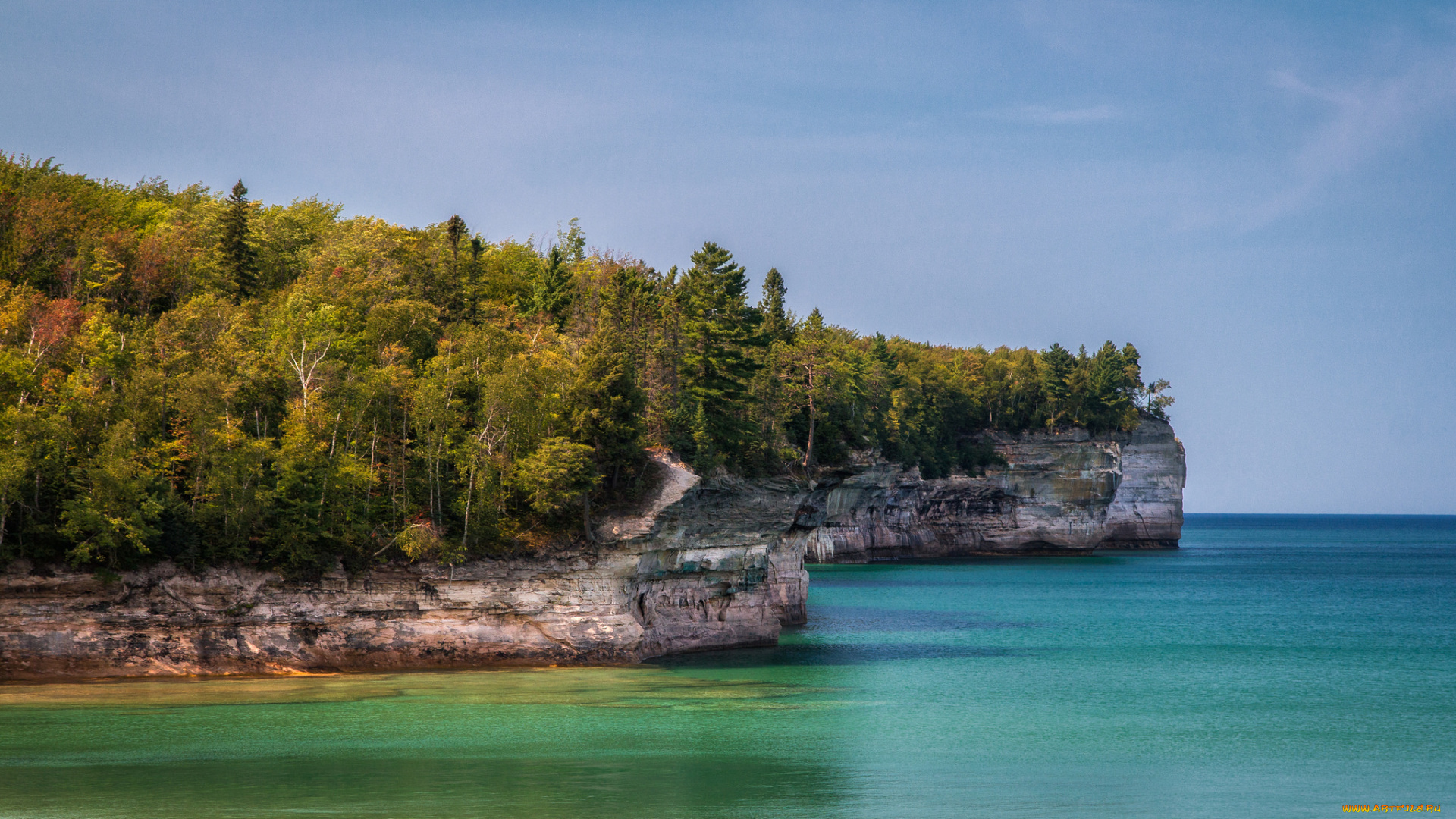 природа, побережье, море, берег