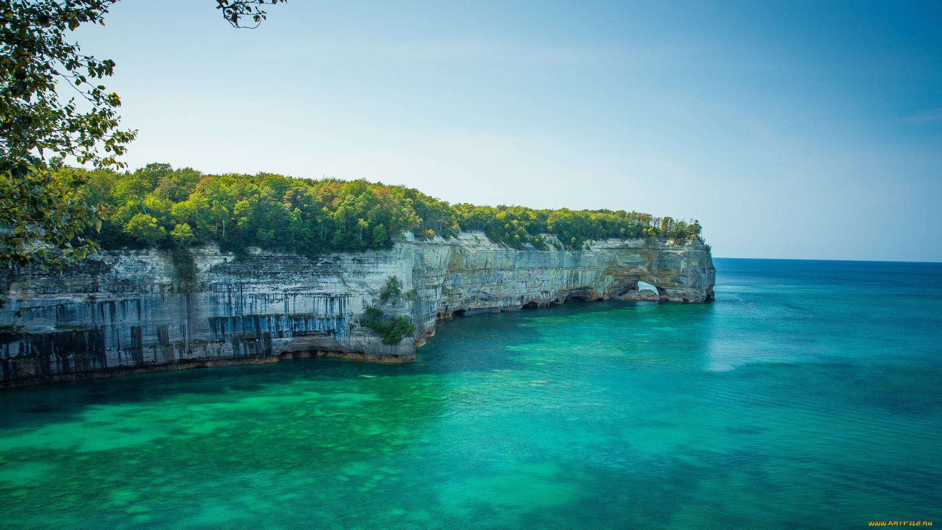 природа, побережье, море, берег