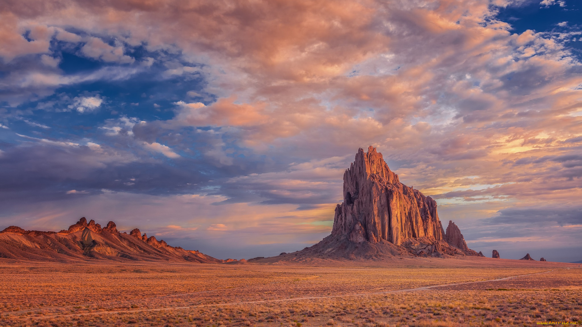 природа, пустыни, простор