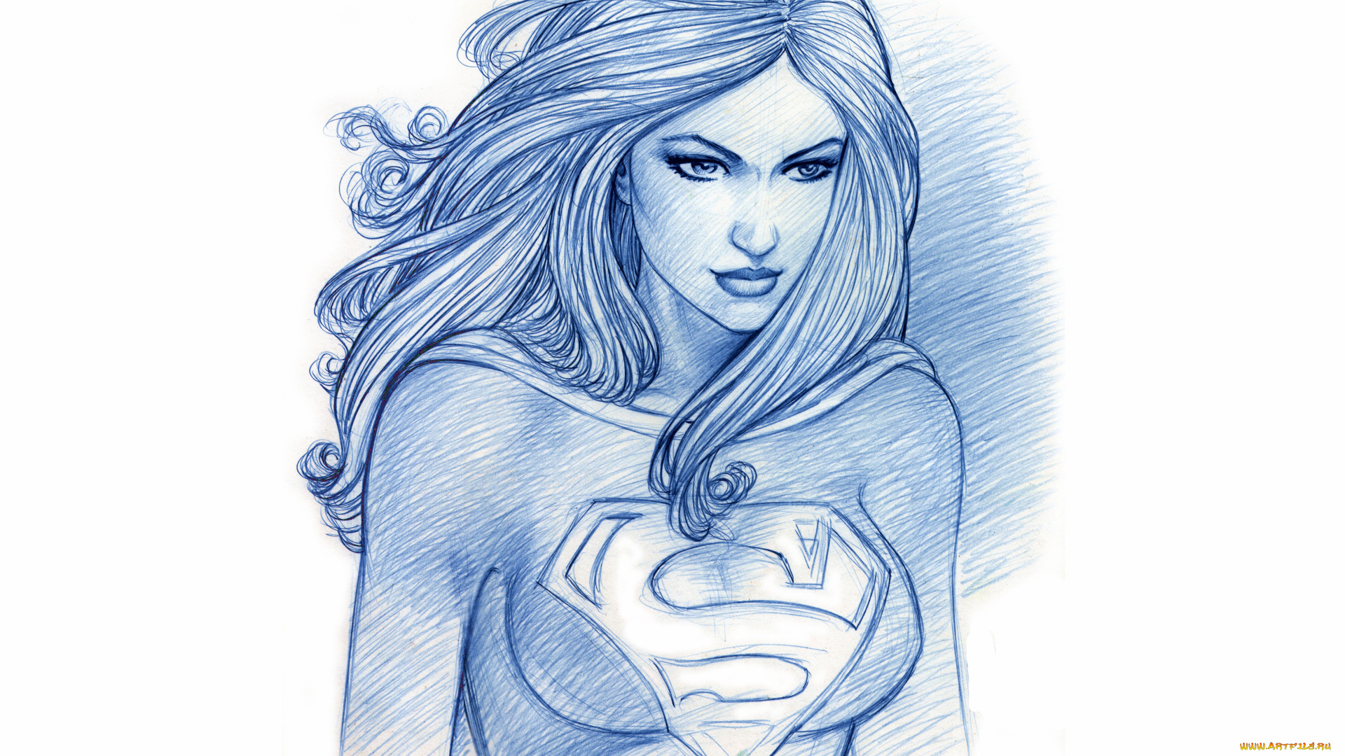 рисованное, комиксы, фон, девушка, скетч, униформа, взгляд